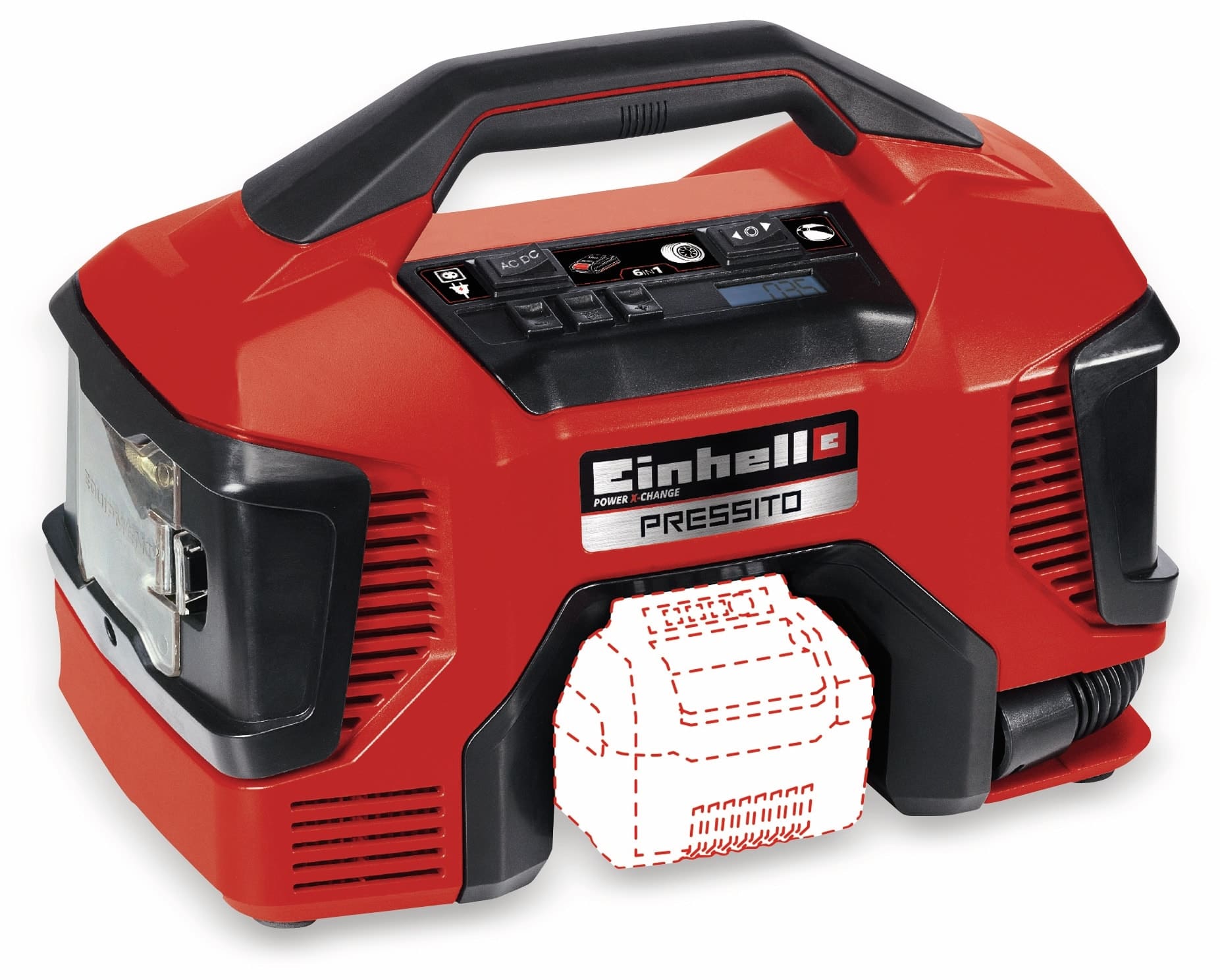 EINHELL Akku-Hybrid-Kompressor PRESSITO, 230V~, Solo