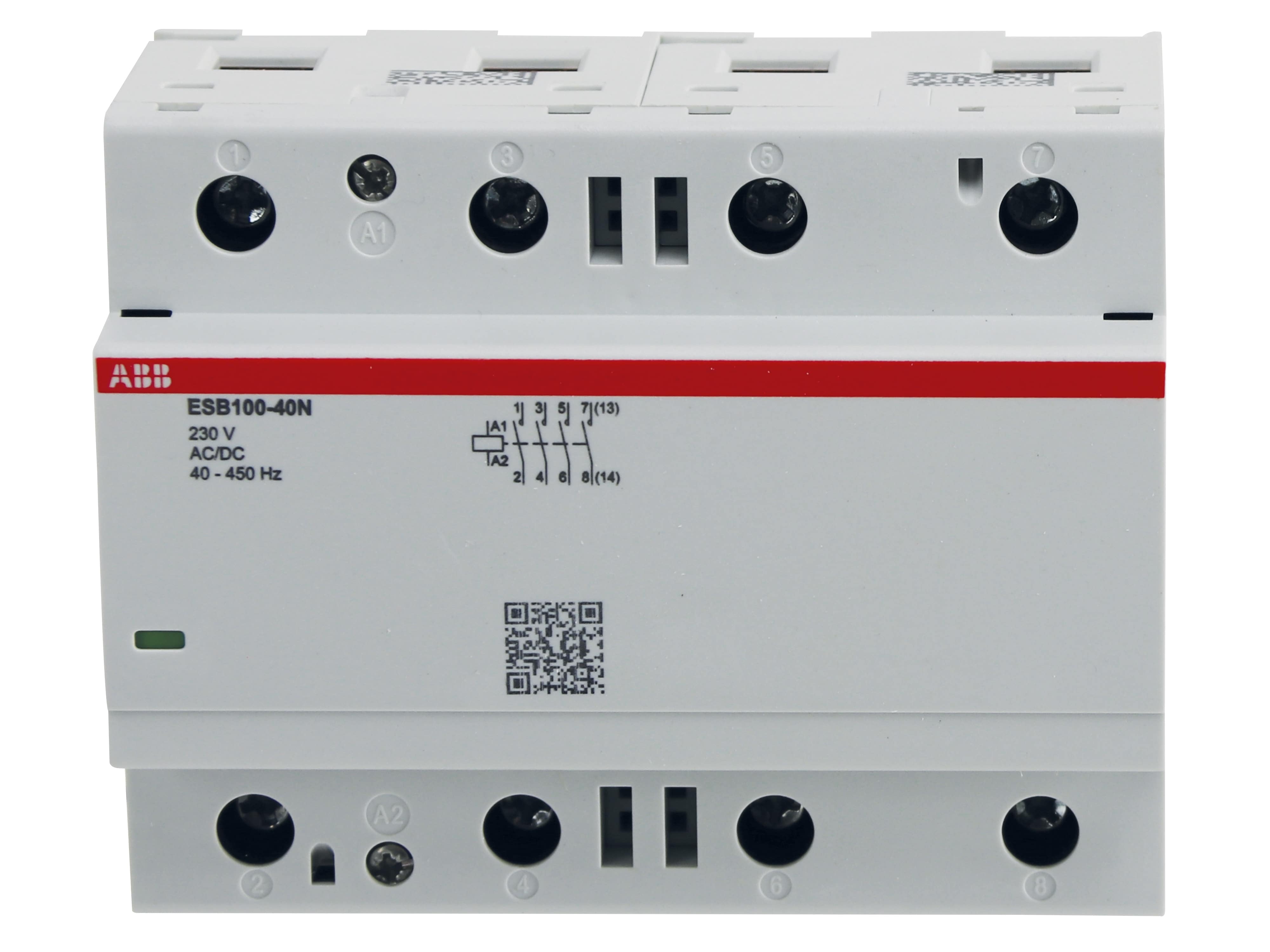 ABB Installationsschütz ESB100-40N-06, 100 A, 4S/0Ö, 230 V