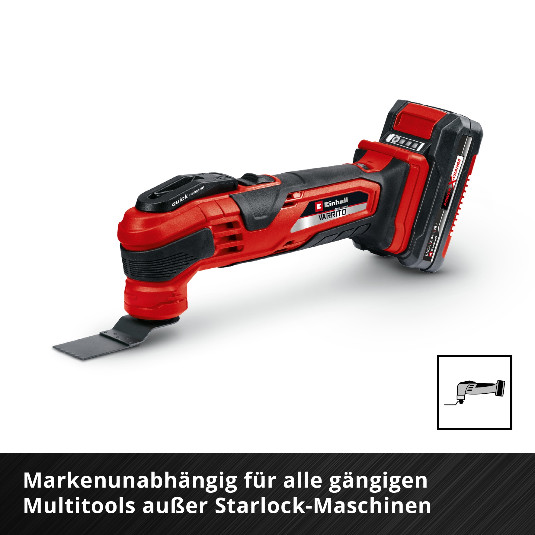 EINHELL Multi-Tool-Set, 708104, 4-teilig