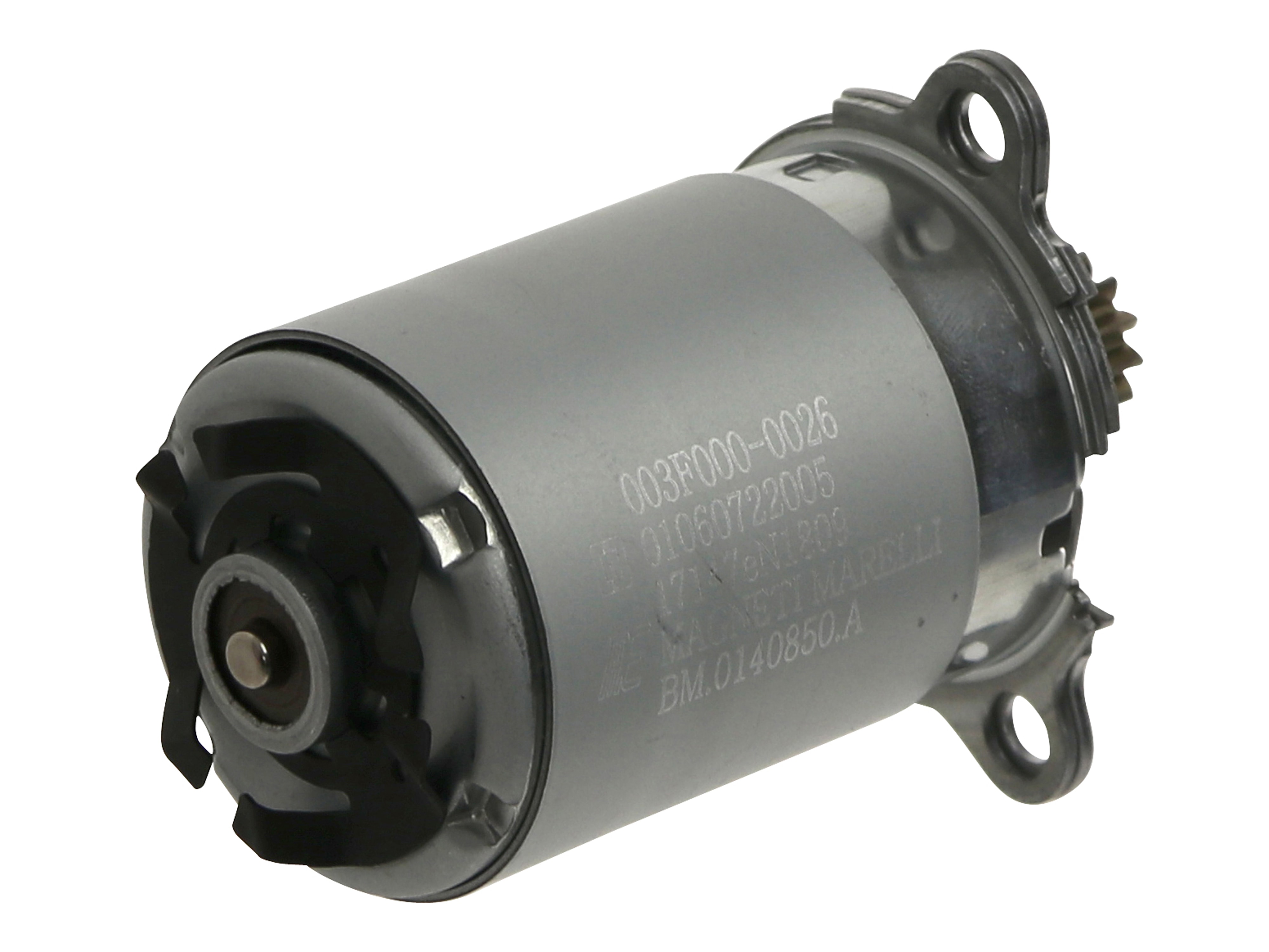 DC-Motor 01060722005, 13 V, 22,5 W, mit Flansch und Ritzel