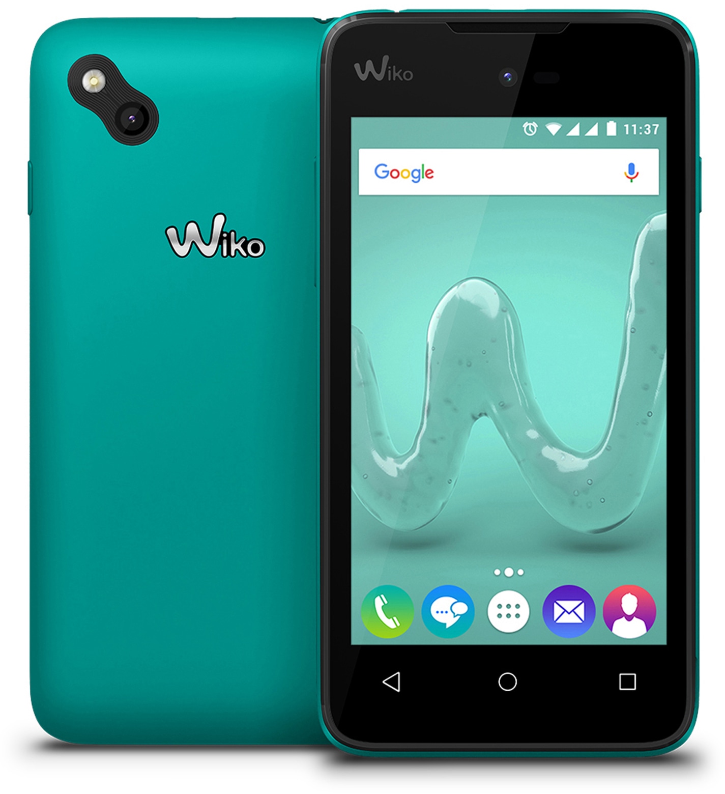 WIKO Handy Sunny, Dual-SIM, 4", 8GB Android 6.0, Quad-Core, türkis, B-Ware