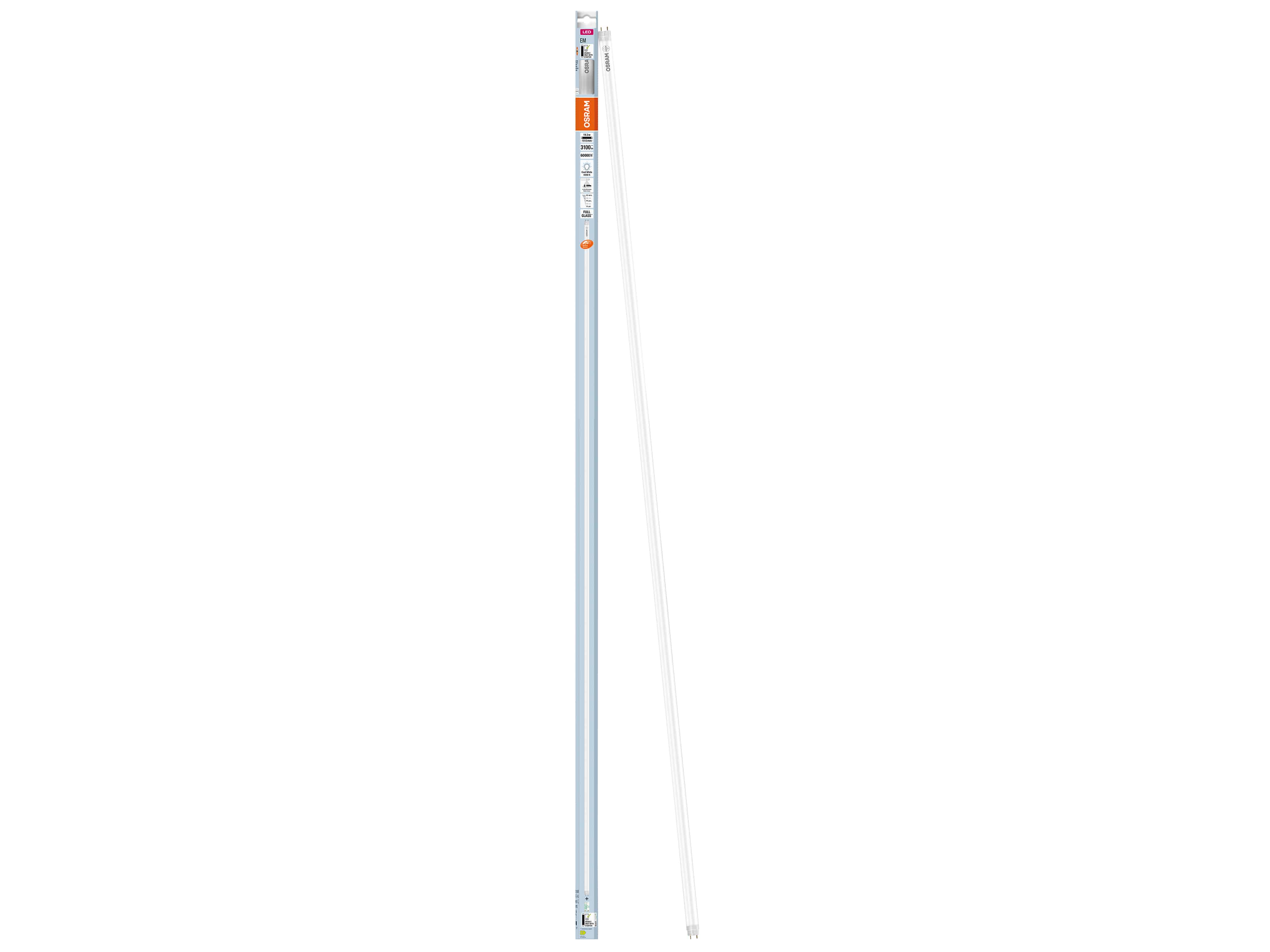 OSRAM LED-Röhre, T8, 1500mm, Sensor, G13, EEK: C, 19,3W, 3100lm, 4000K