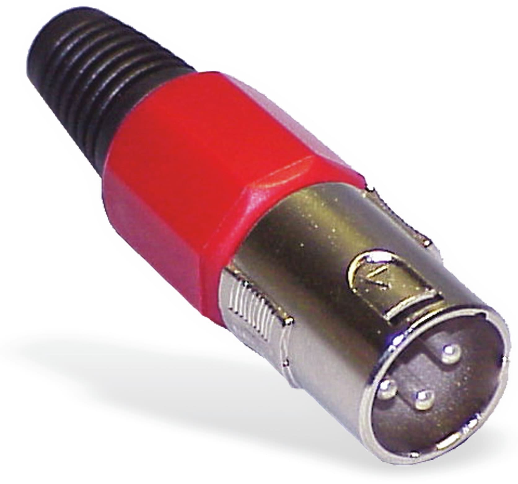 S-IMPULS XLR-Stecker, 3-polig, rot