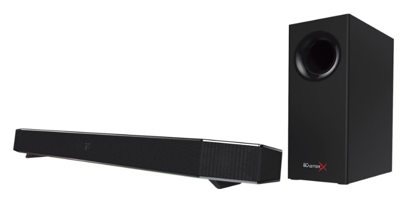 CREATIVE LABS Sound BlasterX Katana, 2.1 Audio-System, schwarz