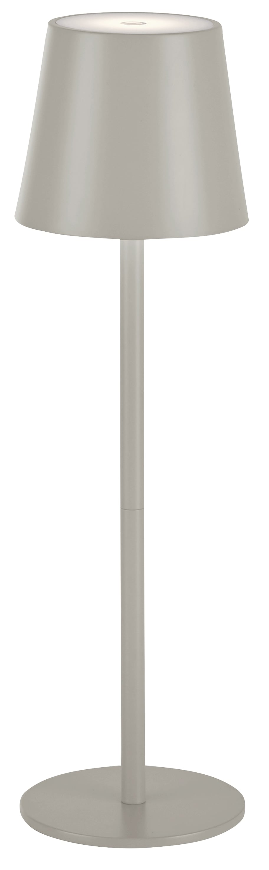 JUST LIGHT LED-Akku-Tischleuchte 19250-40 grau-beige, 2,5 W, 320 lm, 3000 K, IP54