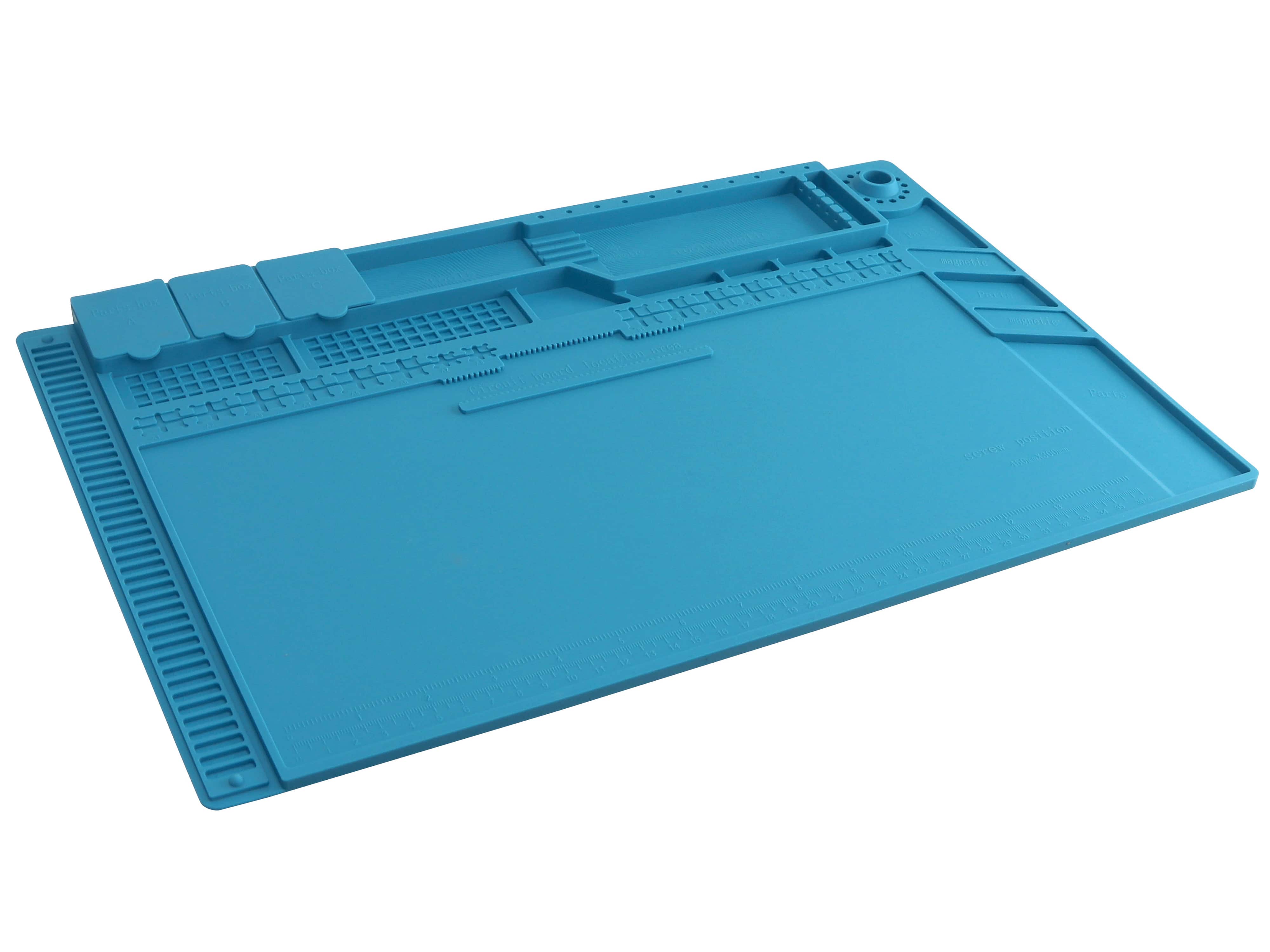 DAYTOOLS Silikon-Lötmatte S-160C, 45x30 cm, blau