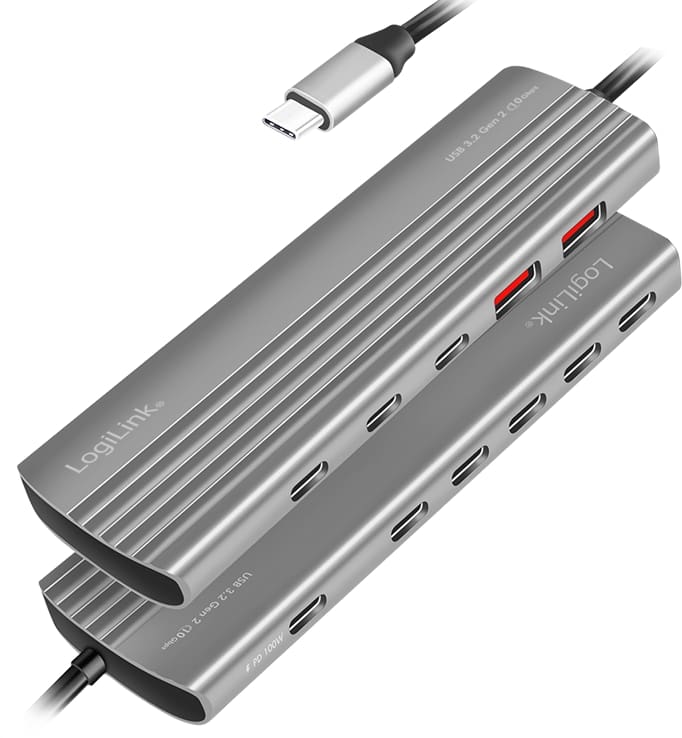 Logilink USB-C-Hub UA0415 10-Port