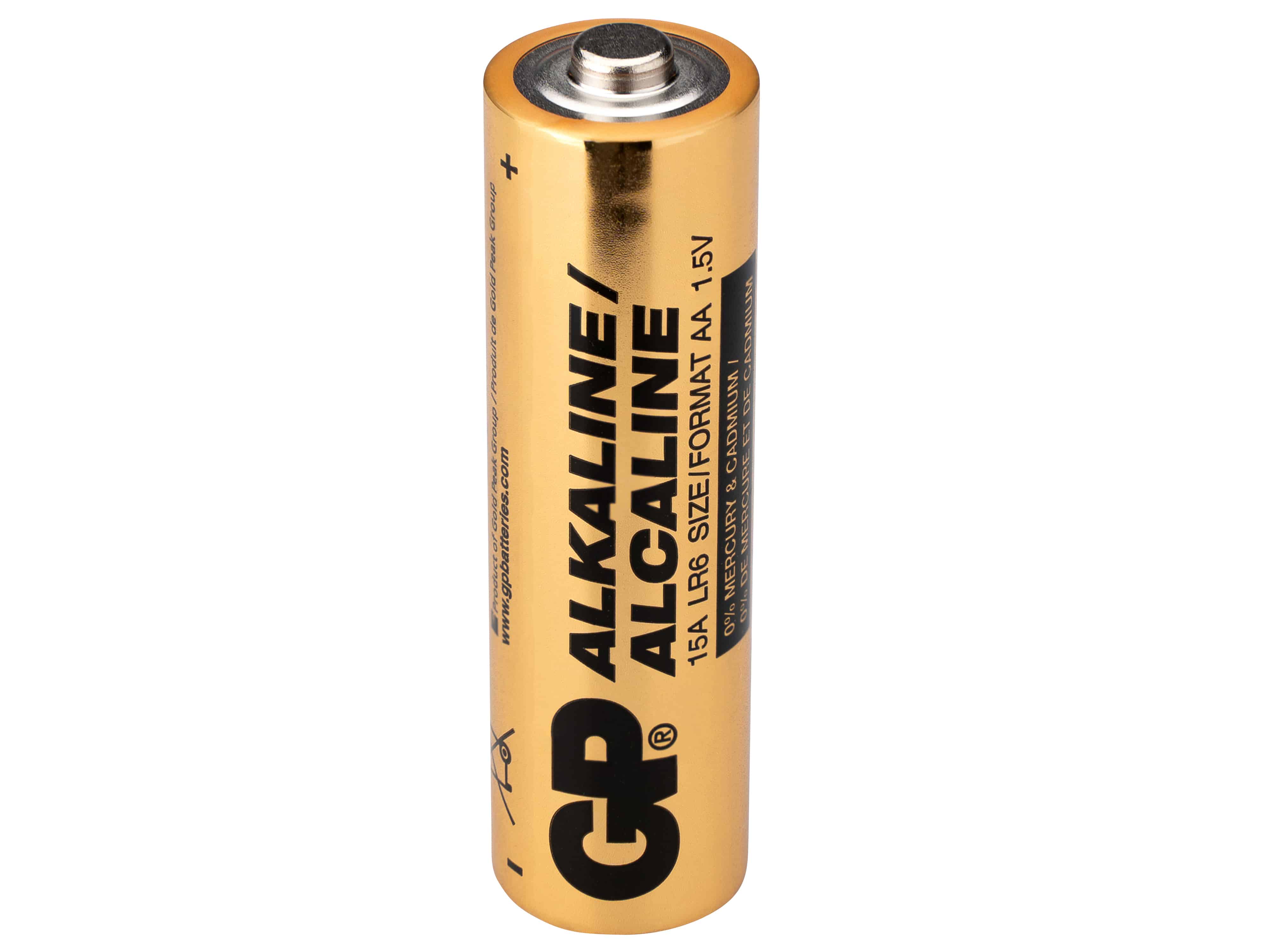 GP Batterie Alkaline AA, Mignon, LR6, 1,5 V, Industrial, 10 Stück