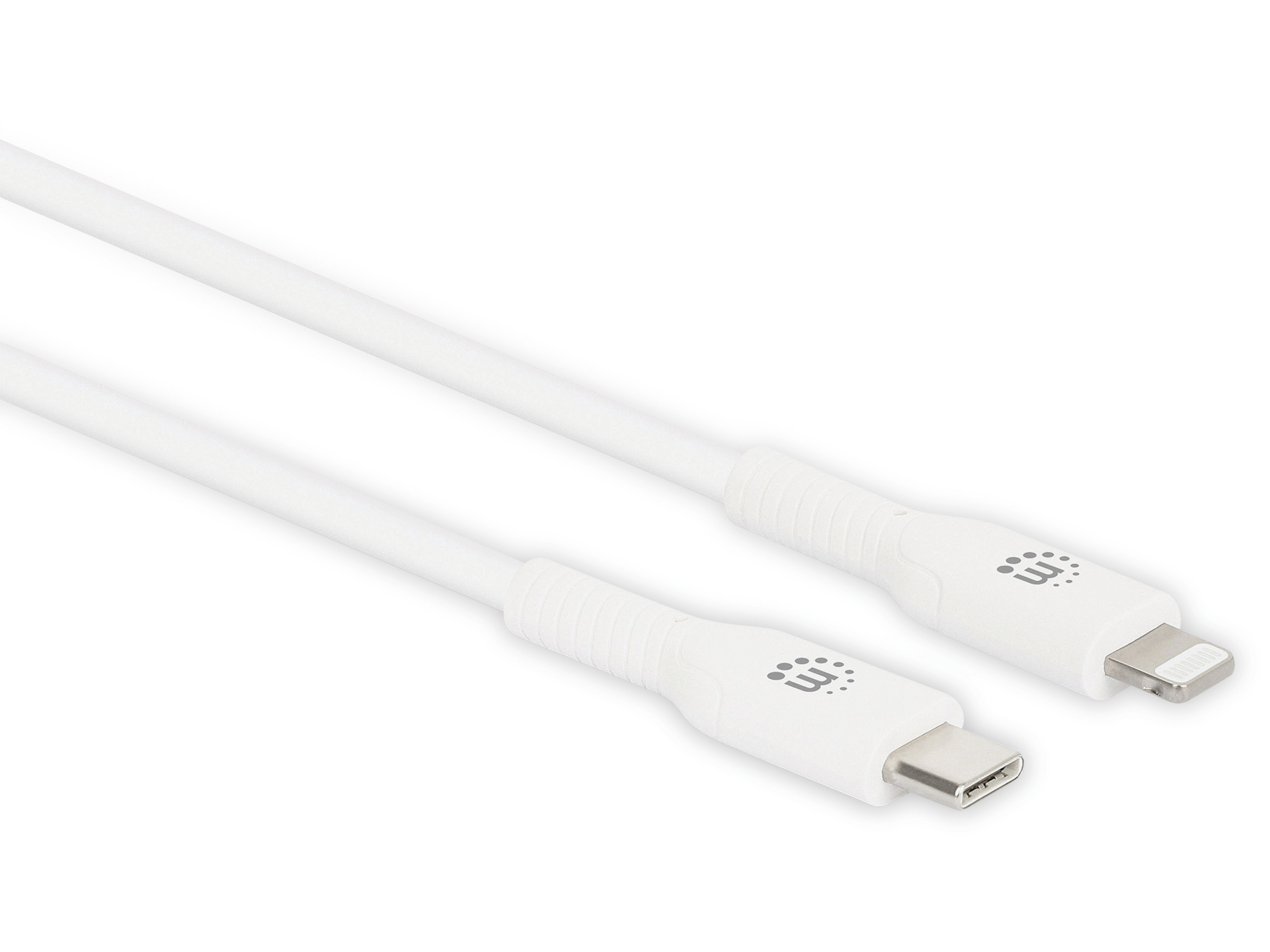MANHATTAN USB-Daten/Ladekabel, 2 m, weiß