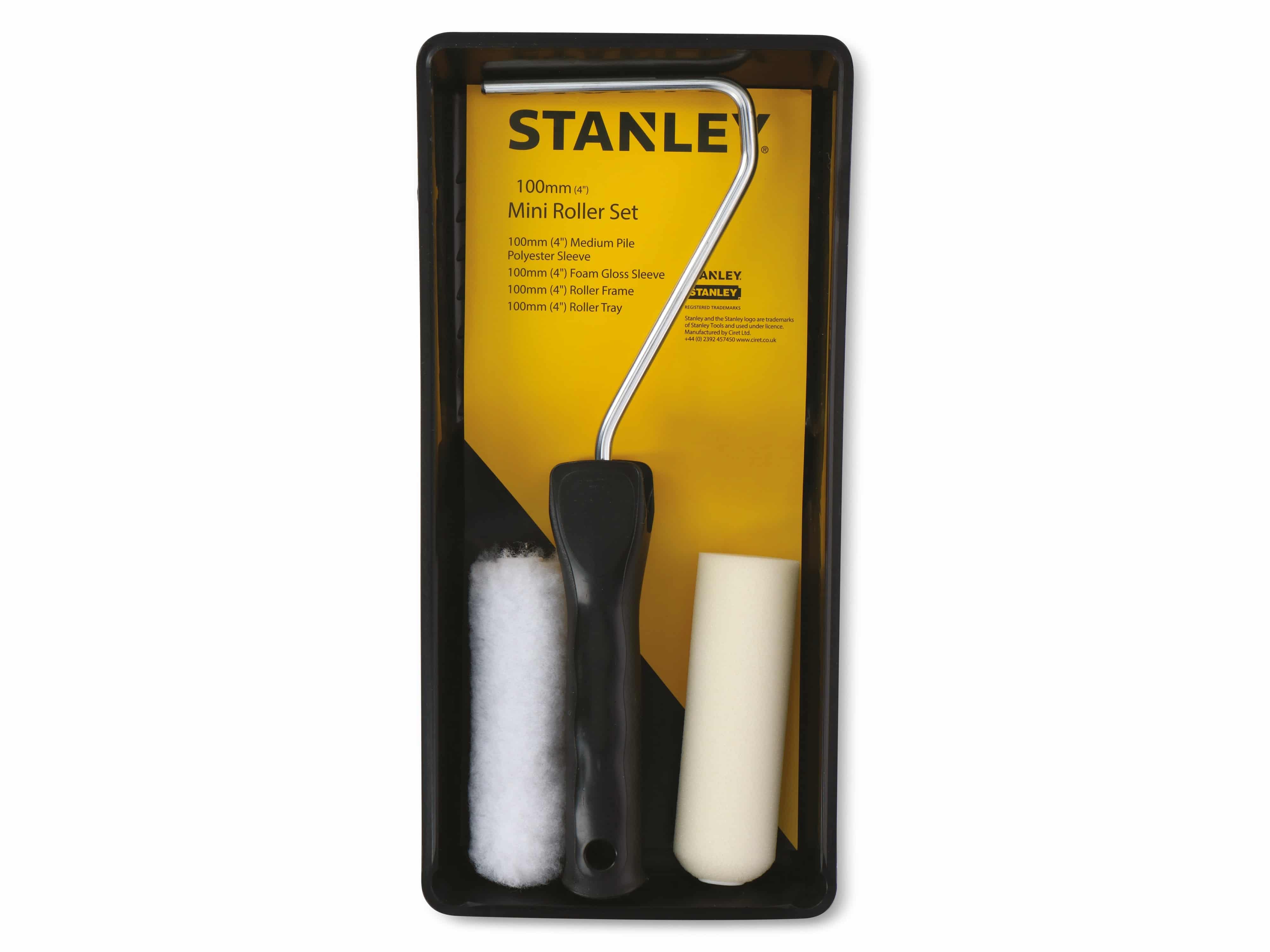 STANLEY Maler-Roller-Set, 2x 100 mm