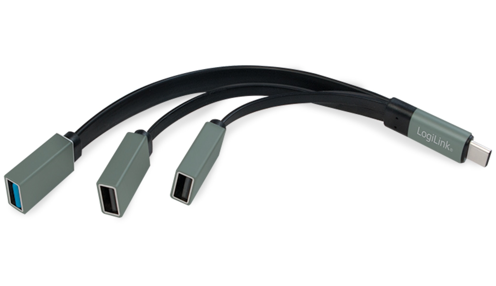 LOGILINK USB-C Hub UA0315, 3-Port, Adapterkabel