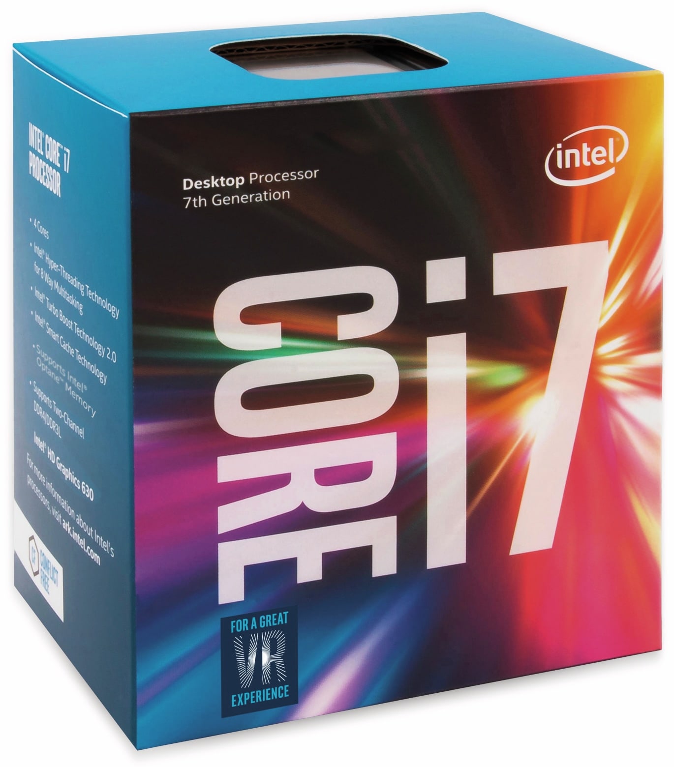 Intel CPU Core i7-7700, 4x 3,6 GHz, LGA1151