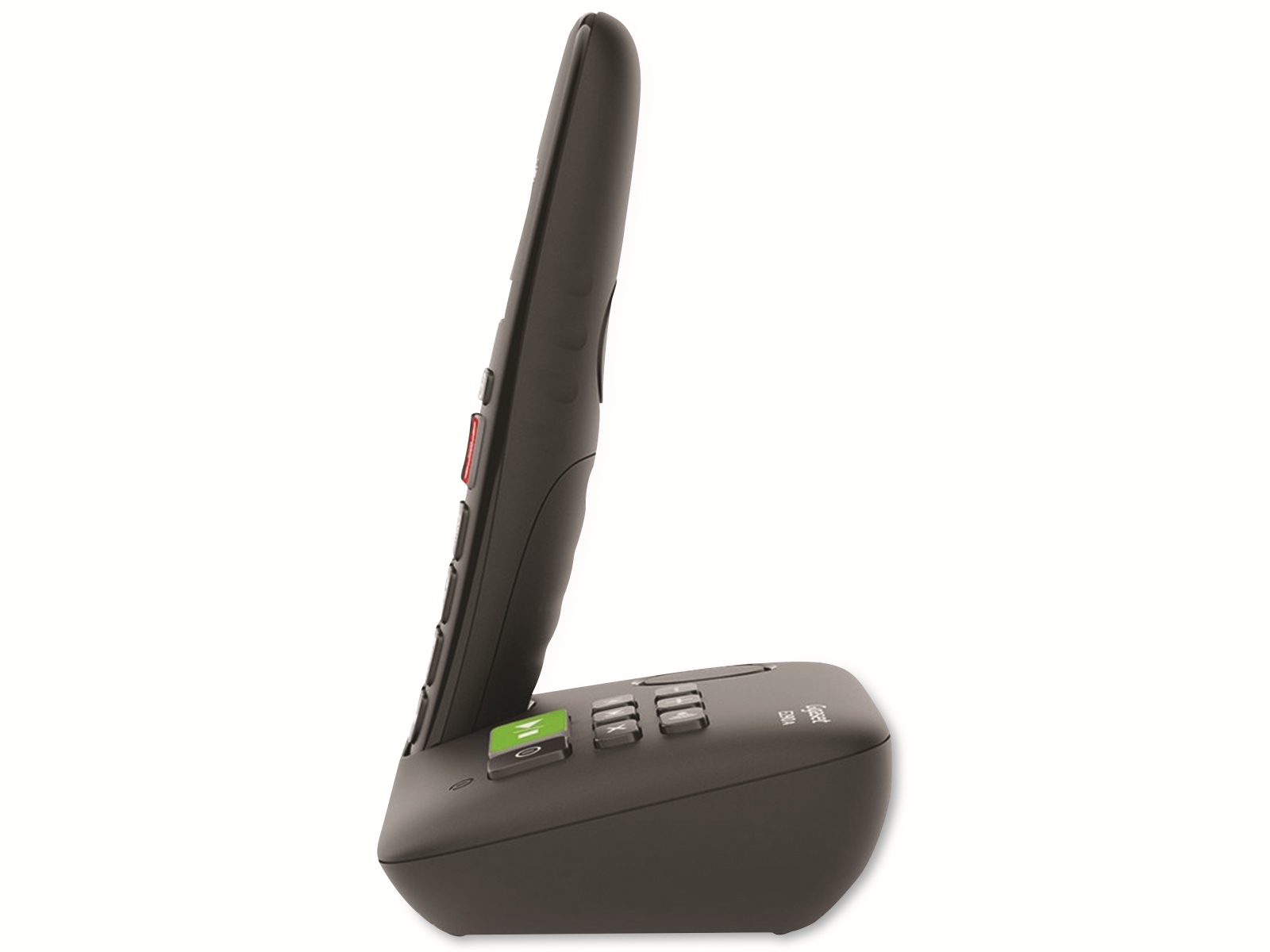 GIGASET Telefon E290A, schwarz, mit Anrufbeantworter