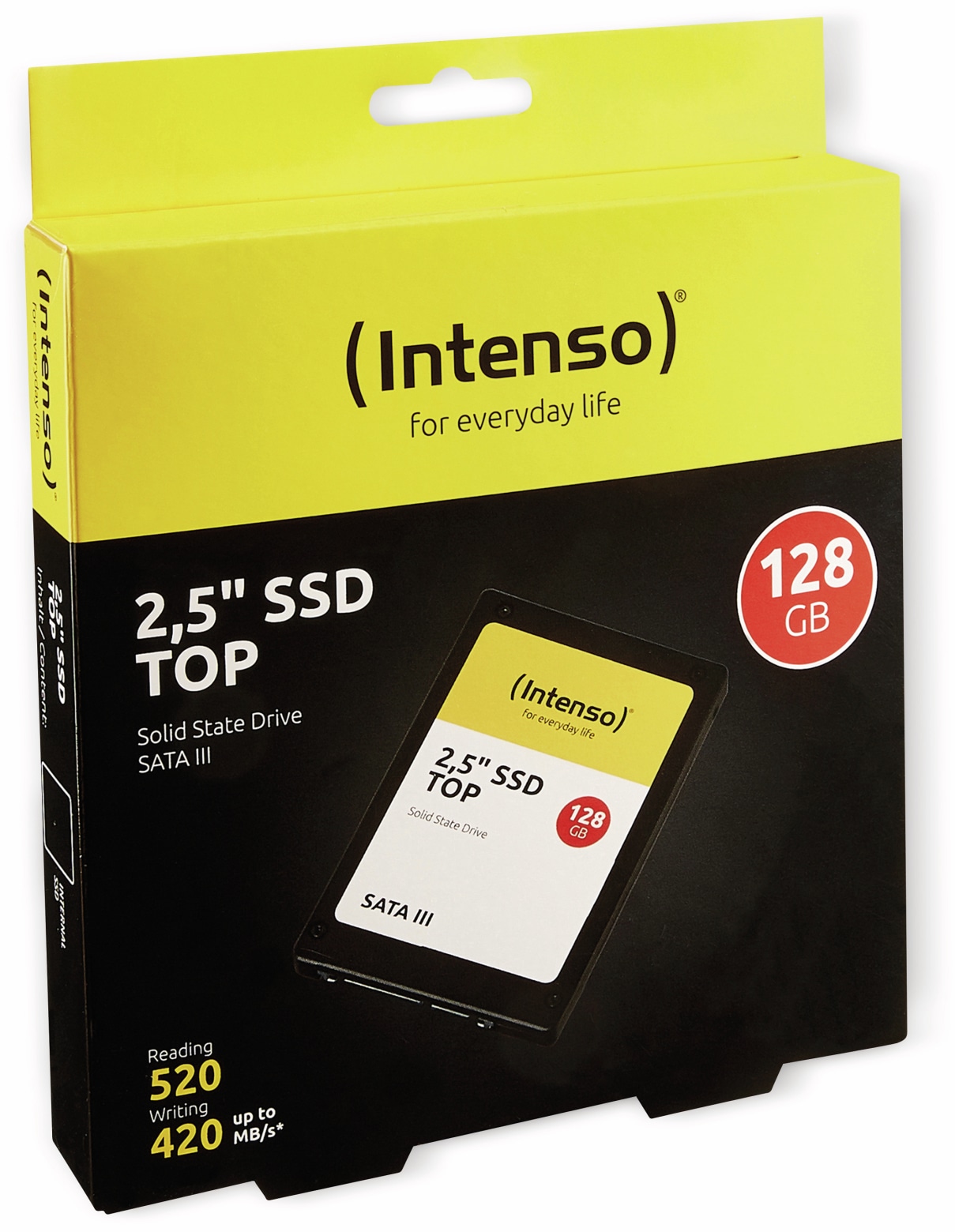 INTENSO interne SSD-Festplatte, SATA III Top, 128 GB