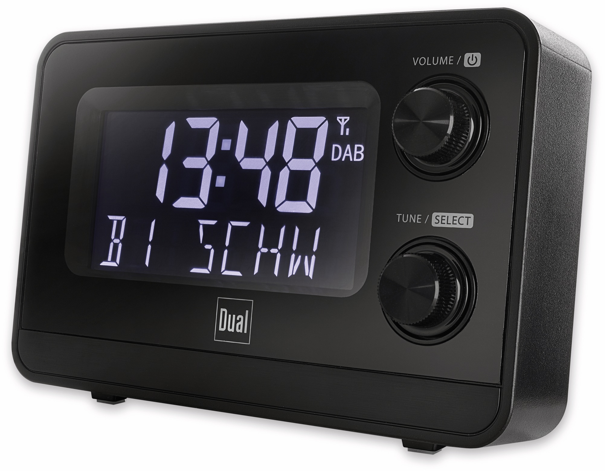 Dual DAB+/UKW Radiowecker DAB CR 10, mit USB Charging, schwarz