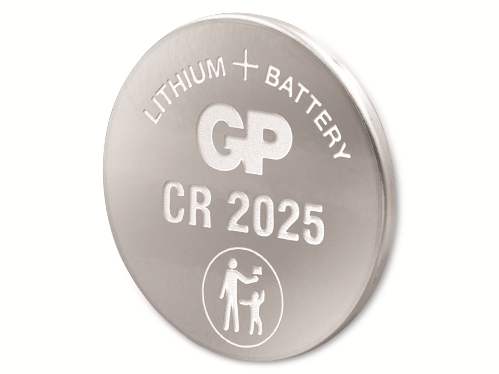 GP Lithium-Knopfzelle CR2025, 3V, 10 Stück