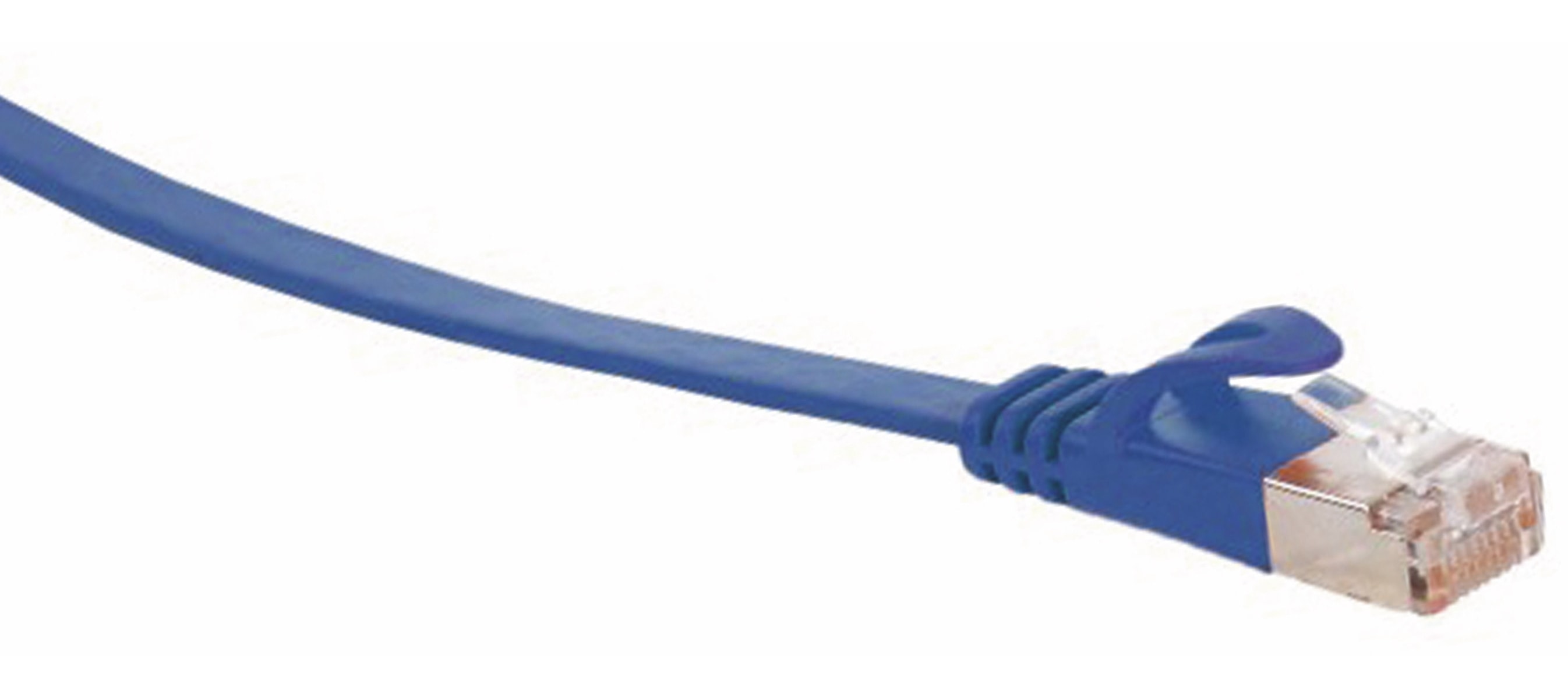 S-IMPULS RJ45 Patchkabel U/UTP, m. CAT.7 Rohkabel, 1 m, blau