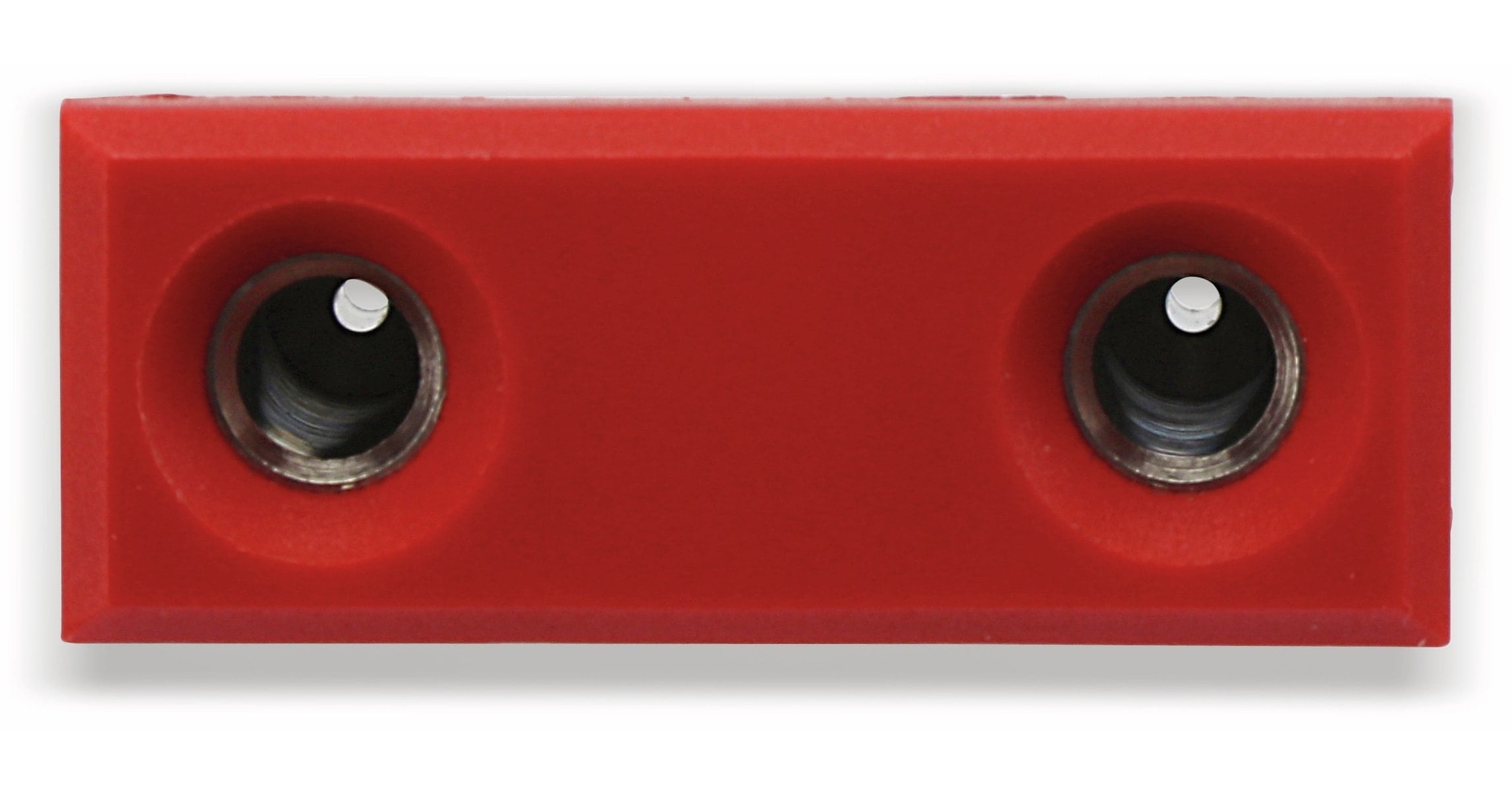 STÄUBLI 4 mm Twin-Einbaubuchse LB-I4/2P, 25 A/60 V-, rot