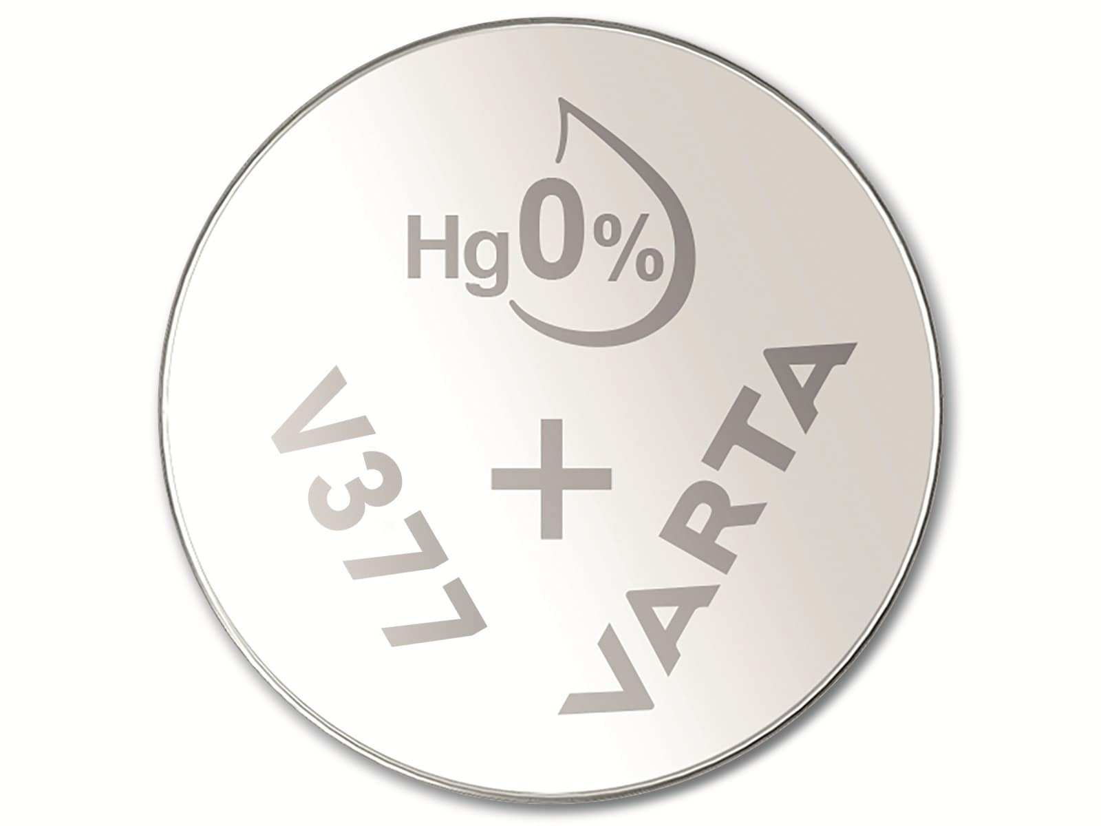 VARTA Knopfzelle Silver Oxide, 377 SR66, 1.55V, 10 Stück