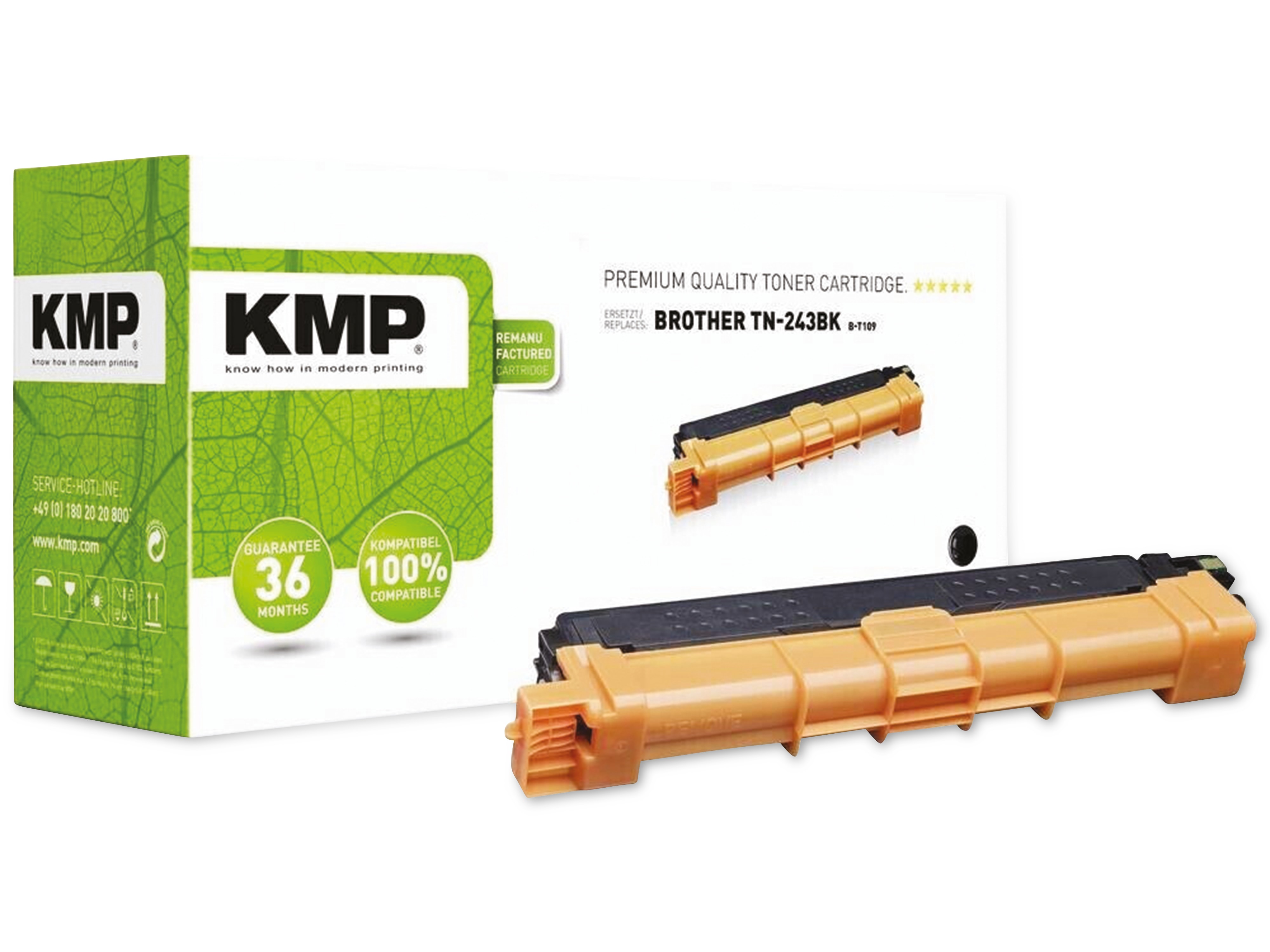 KMP Toner für Brother, ersetzt TN243BK