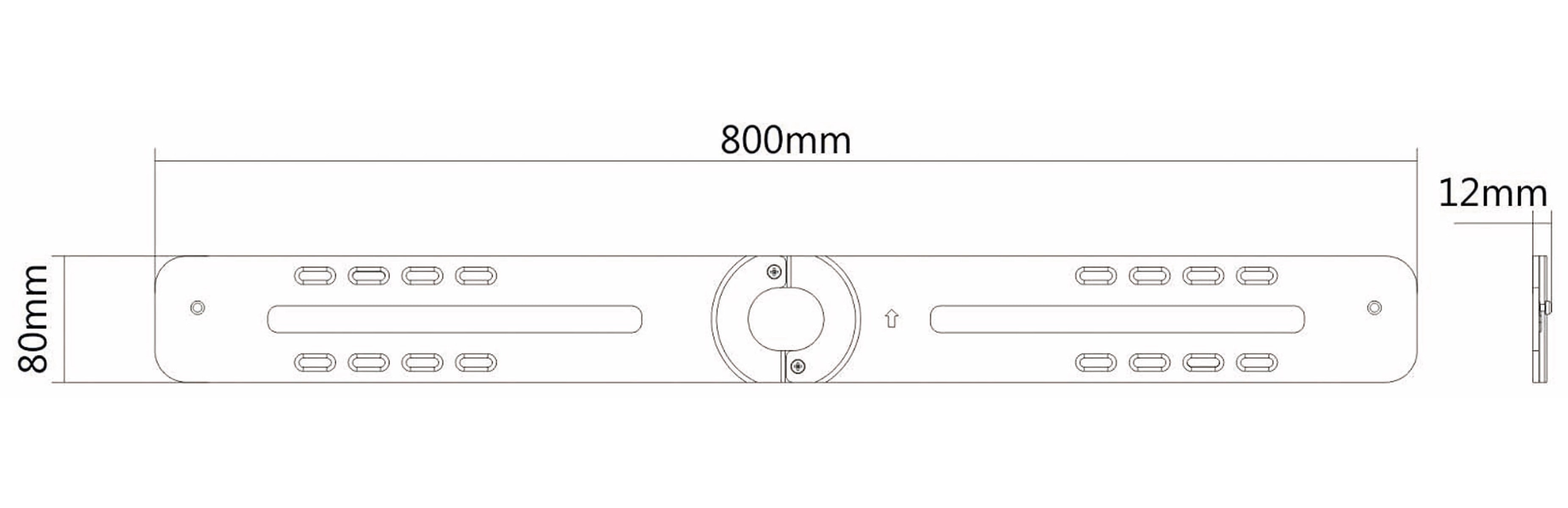 PUREMOUNTS Lautsprecher-Wandhalterung Set PM-SOM-070, für Sonos Playbar