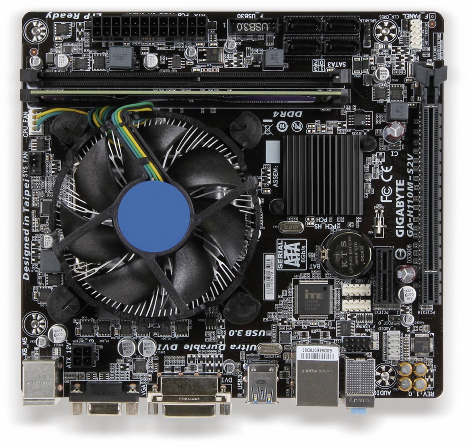 GIGABYTE Mainboard-Bundle H110M-S2V, LGA1151, Intel Celeron, 8 GB DDR4