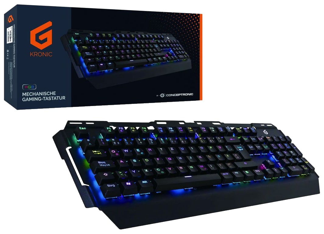 CONCEPTRONIC Gaming-Tasatur Kronic01 schwarz