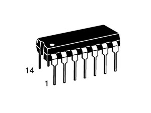 TEXAS INSTRUMENTS Operationsverstärker TL074CN