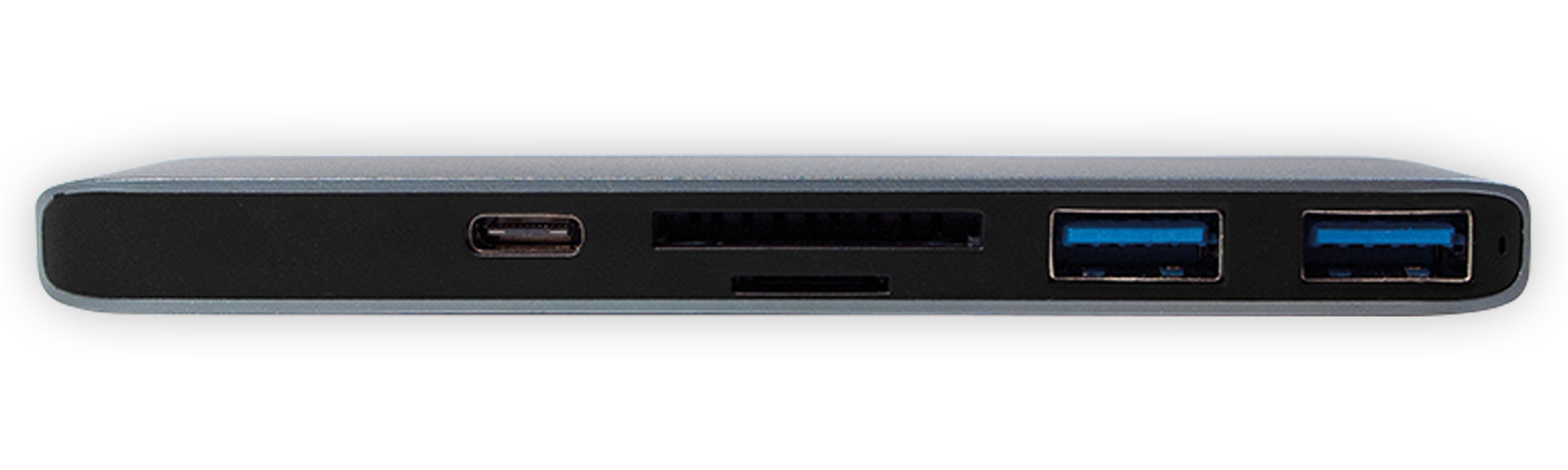 LOGILINK USB-C Hub UA0301, Multifunktion, Aluminium