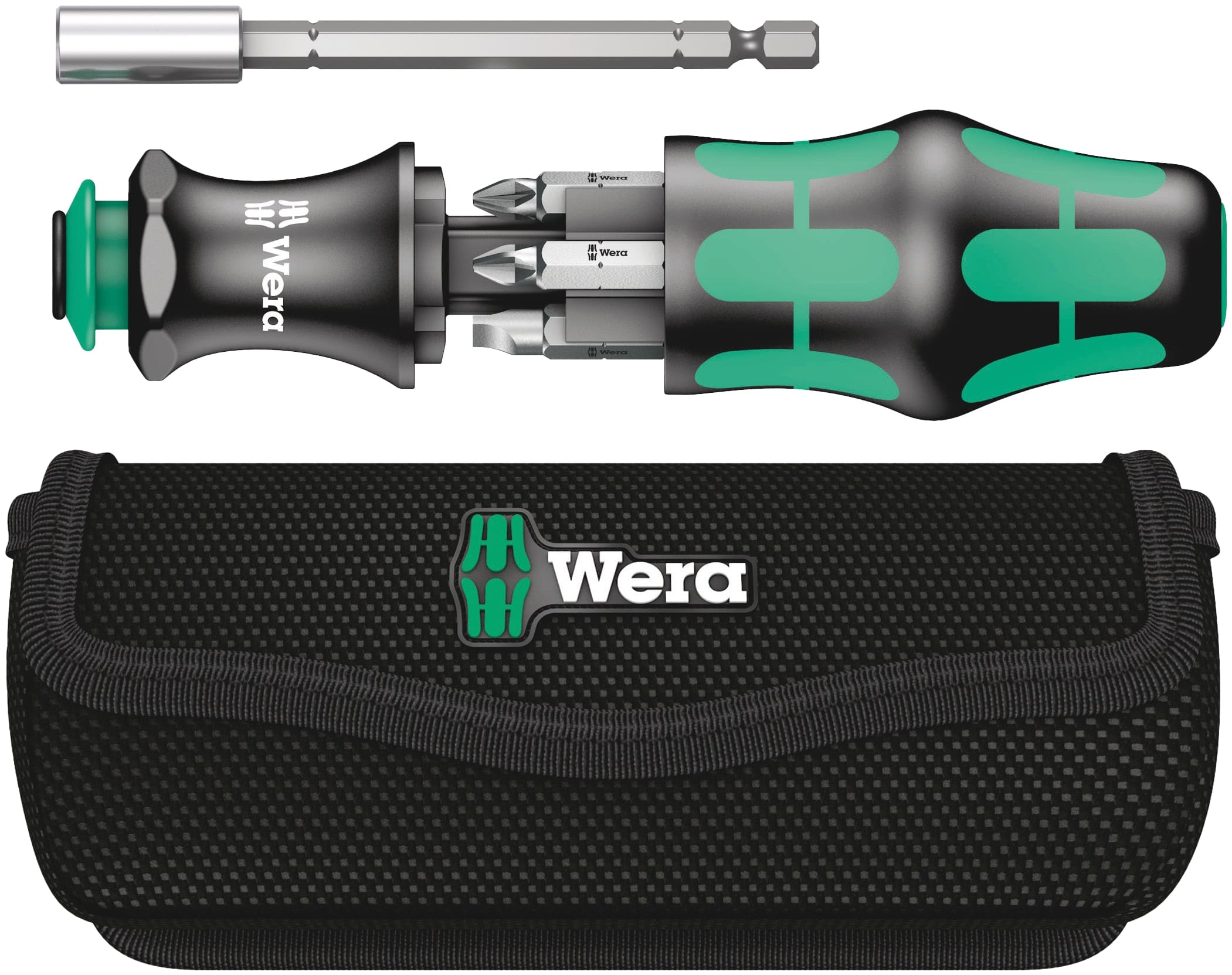 WERA Werkzeug-Set, Kraftform Kompakt 28 + Bit-Check 30 Metal 1, 36-teilig