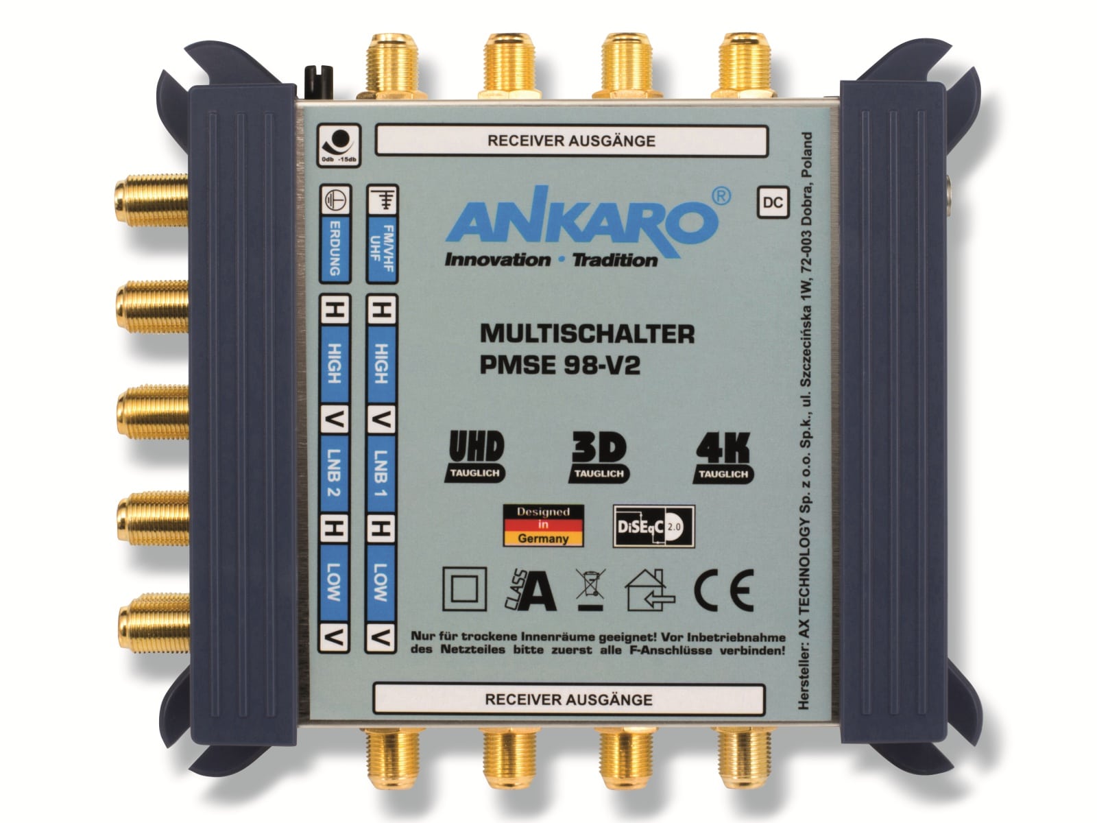 ANKARO SAT-Multischalter PMSE 98-V2, 9/8