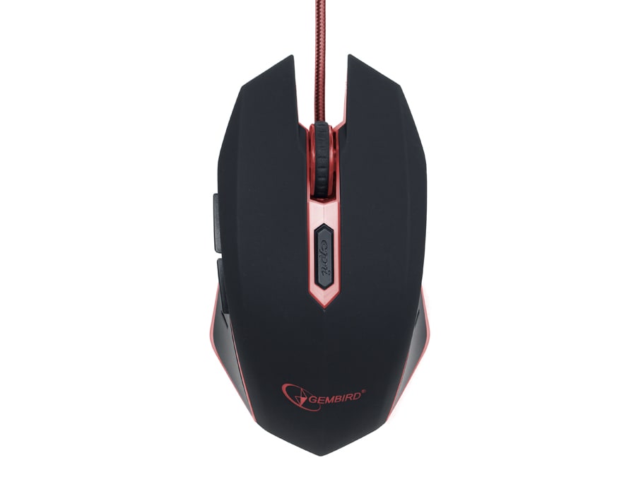 GEMBIRD Gaming-Maus 2400dpi, rot