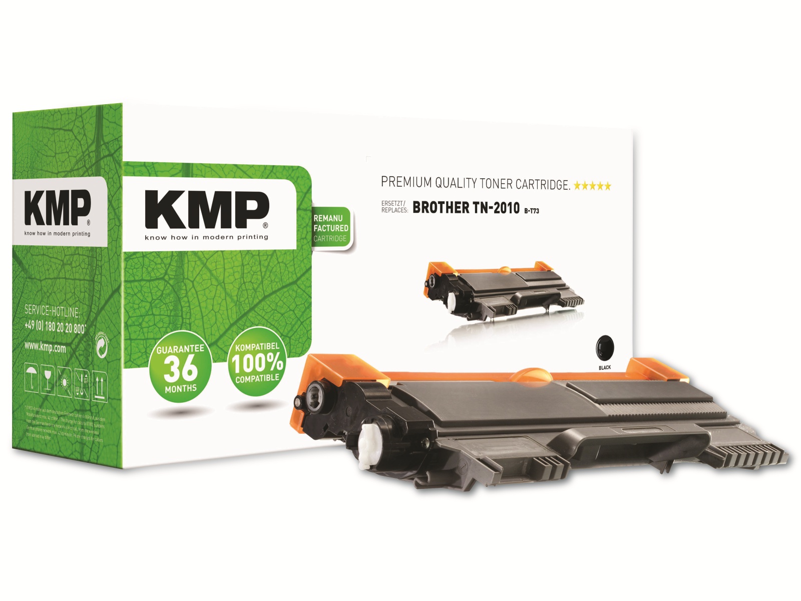 KMP Toner kompatibel für Brother TN-2010, schwarz