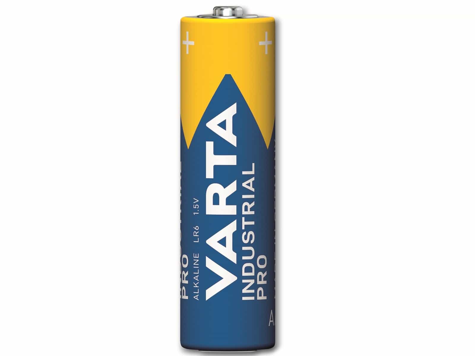 VARTA Batterie Alkaline, Mignon, AA, LR06, 1.5V, Industrial Pro, 40 Stück