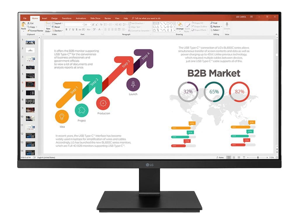 LG Monitor 24BL650C-B 60,5 cm (23.8")