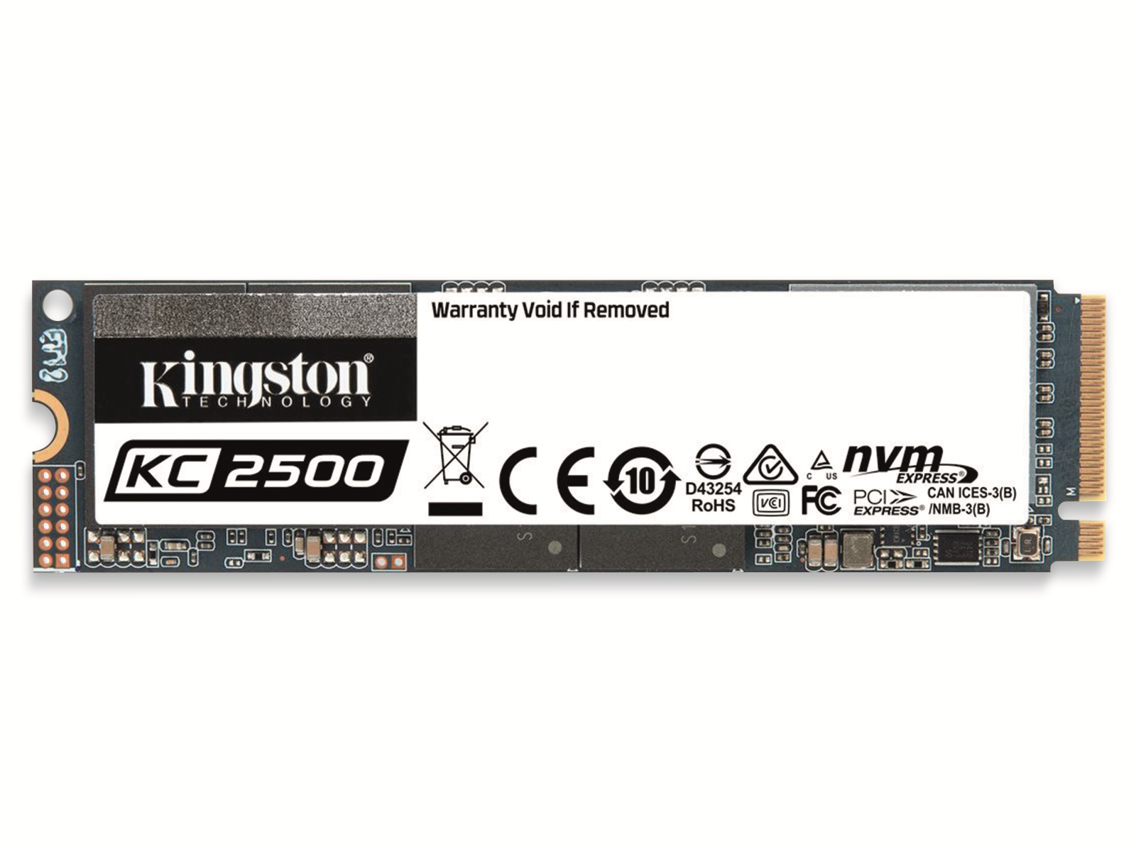 Kingston M.2 SSD KC2500, NVMe, 2280, 250 GB