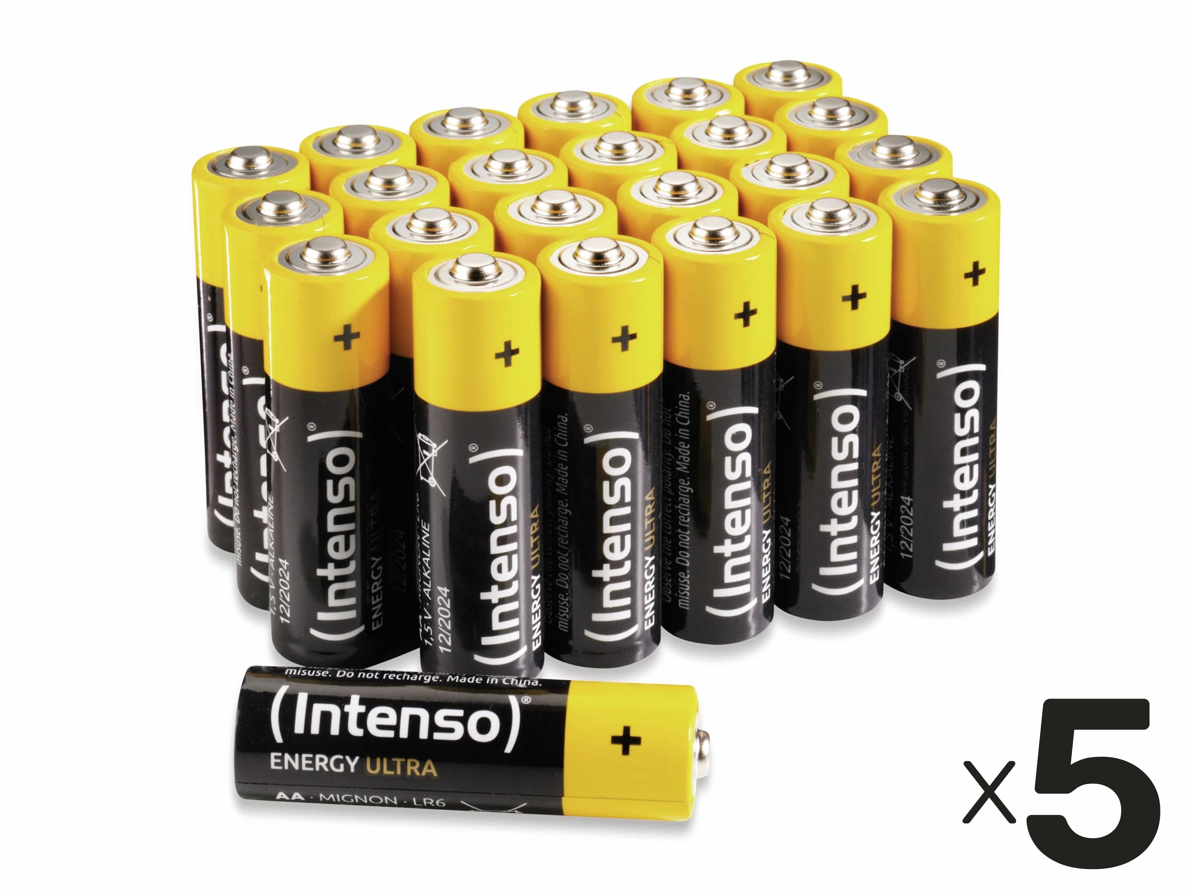 INTENSO Batterie-Set Energy Ultra, AA LR06, 120 Stück