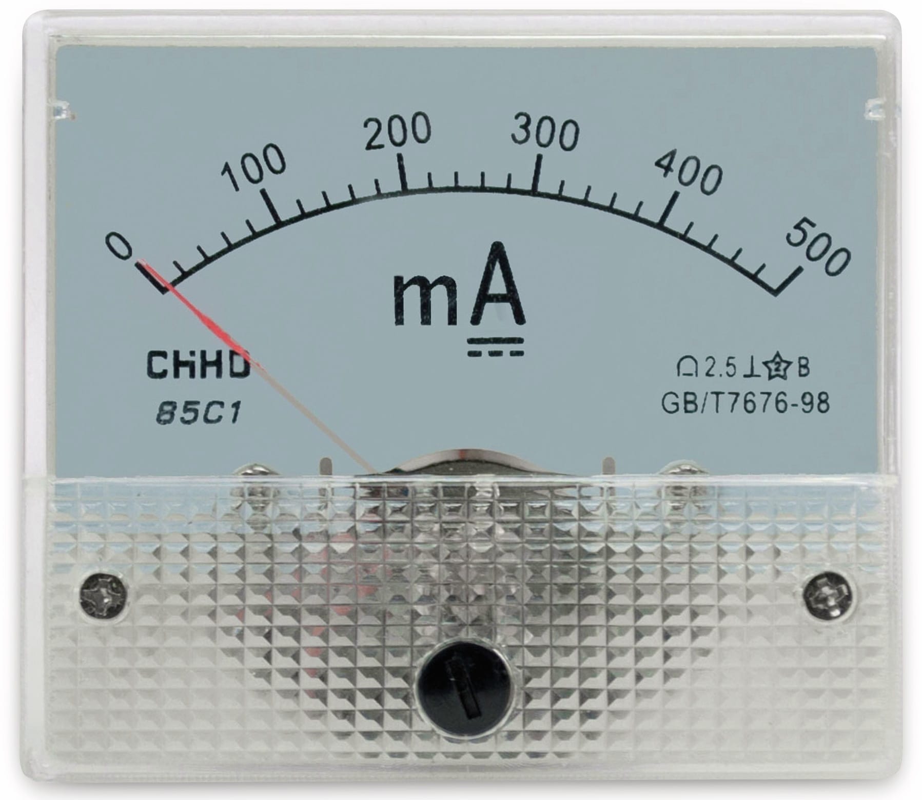 Einbau-Messinstrument, 0...500 mA-