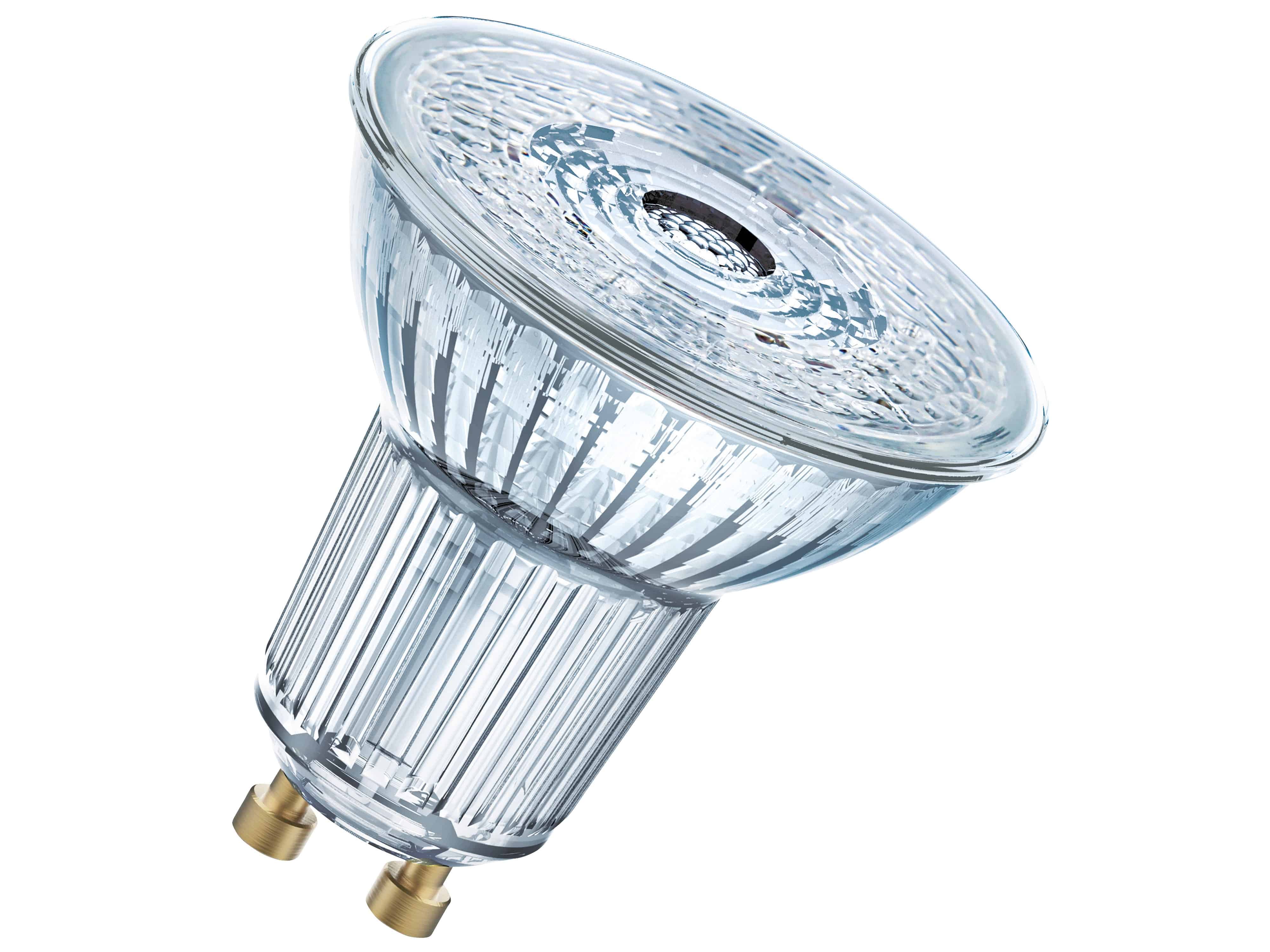 OSRAM LED-Reflektorlampe PARATHOM DIM, PAR16, GU10, EEK: G, 3,4 W, 230 lm, 2700 K, 5 Stück