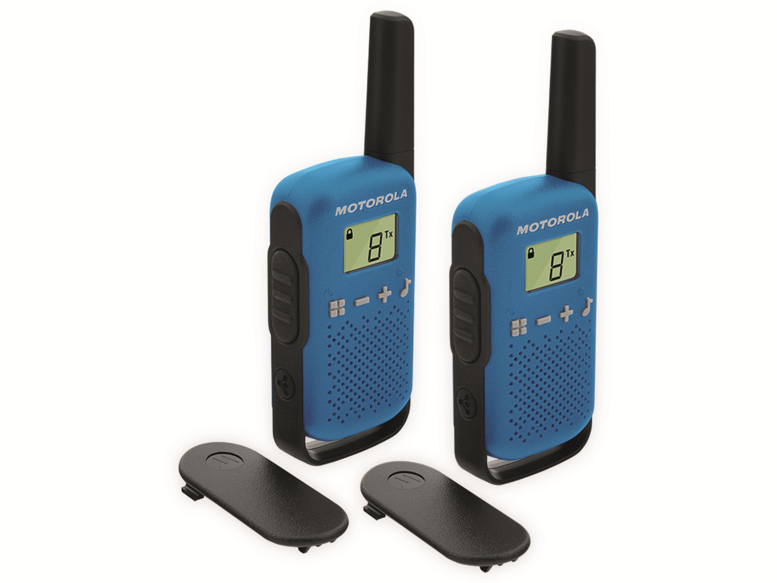 MOTOROLA PMR -Funkgeräte-Set Talkabout T42, blau