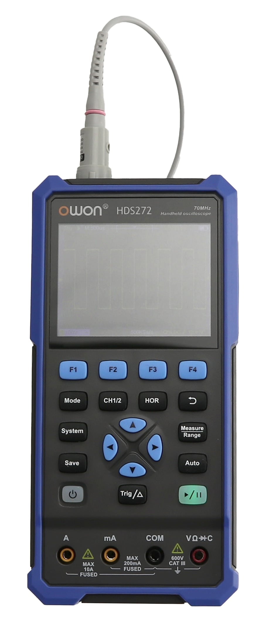 OWON LCD-Oszilloskop mit Multimeter, HDS272, 2-Kanal, 70 MHz