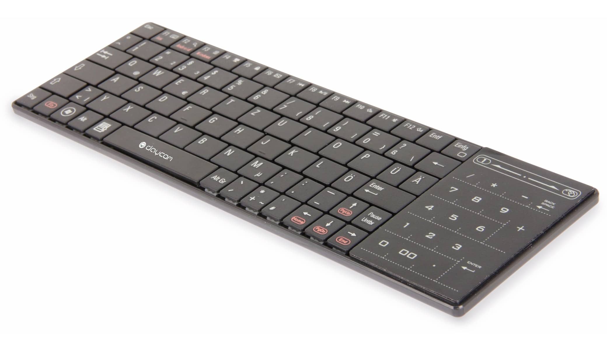 DAYCOM Mini Bluetooth-Keyboard mit Touchpad BTK-260T