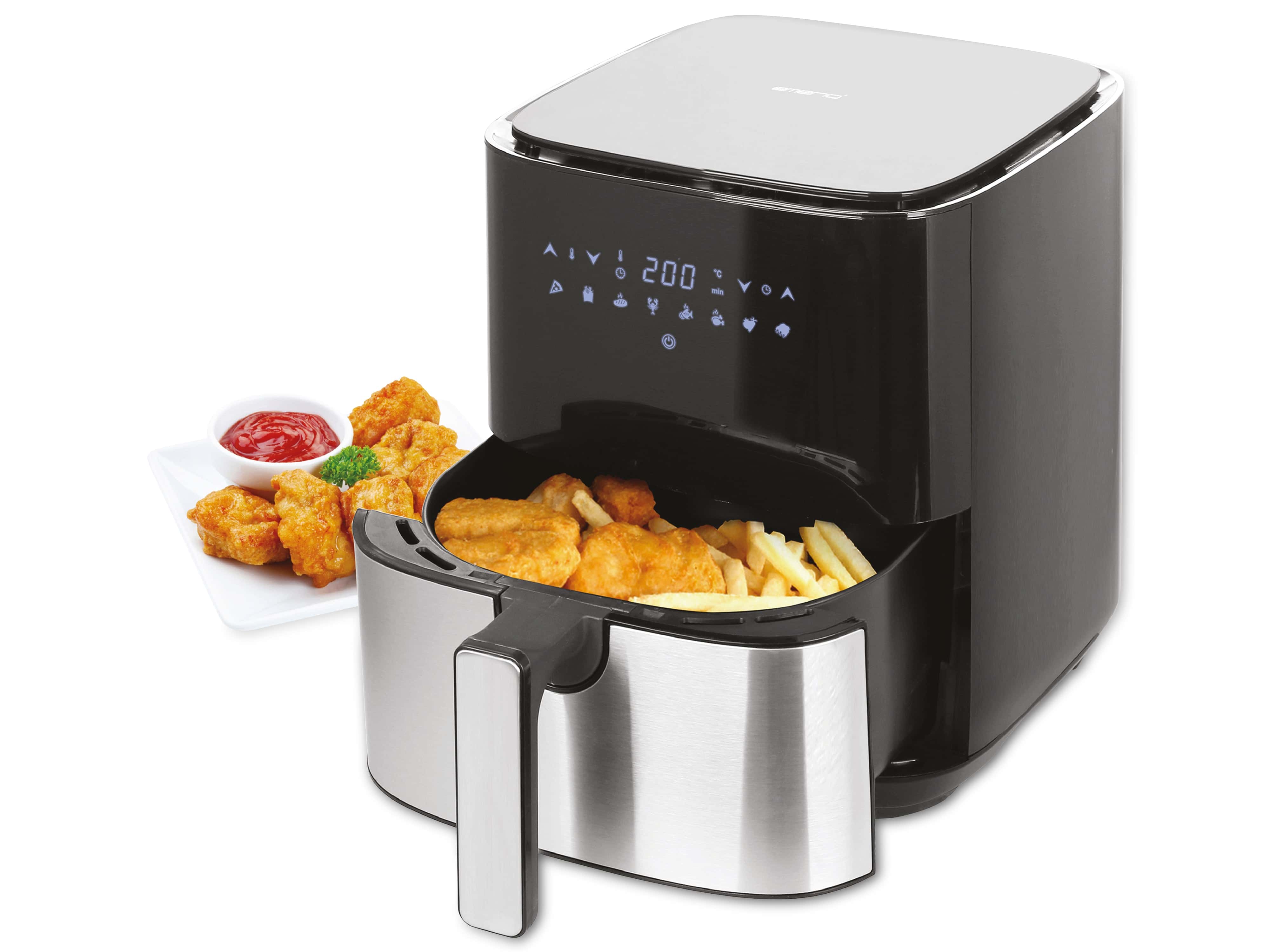 Emerio Heißluftfritteuse AF-126323, 5 L, 1450 W