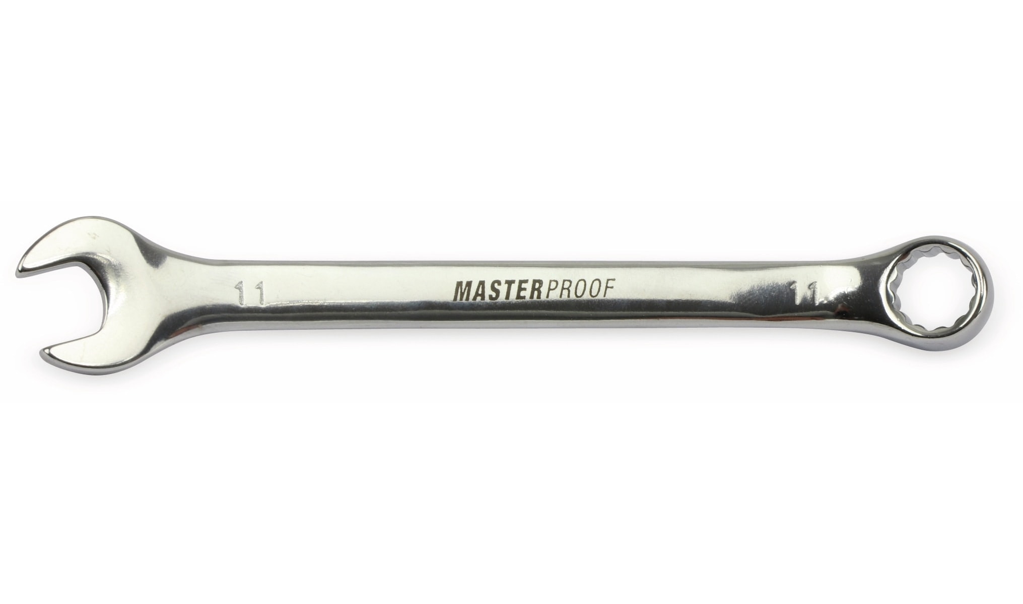 MASTERPROOF Gabel-Ringschlüssel, 11 mm