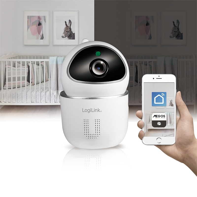 LOGILINK Wi-Fi Smart IP-Kamera SH0117, Innenbereich