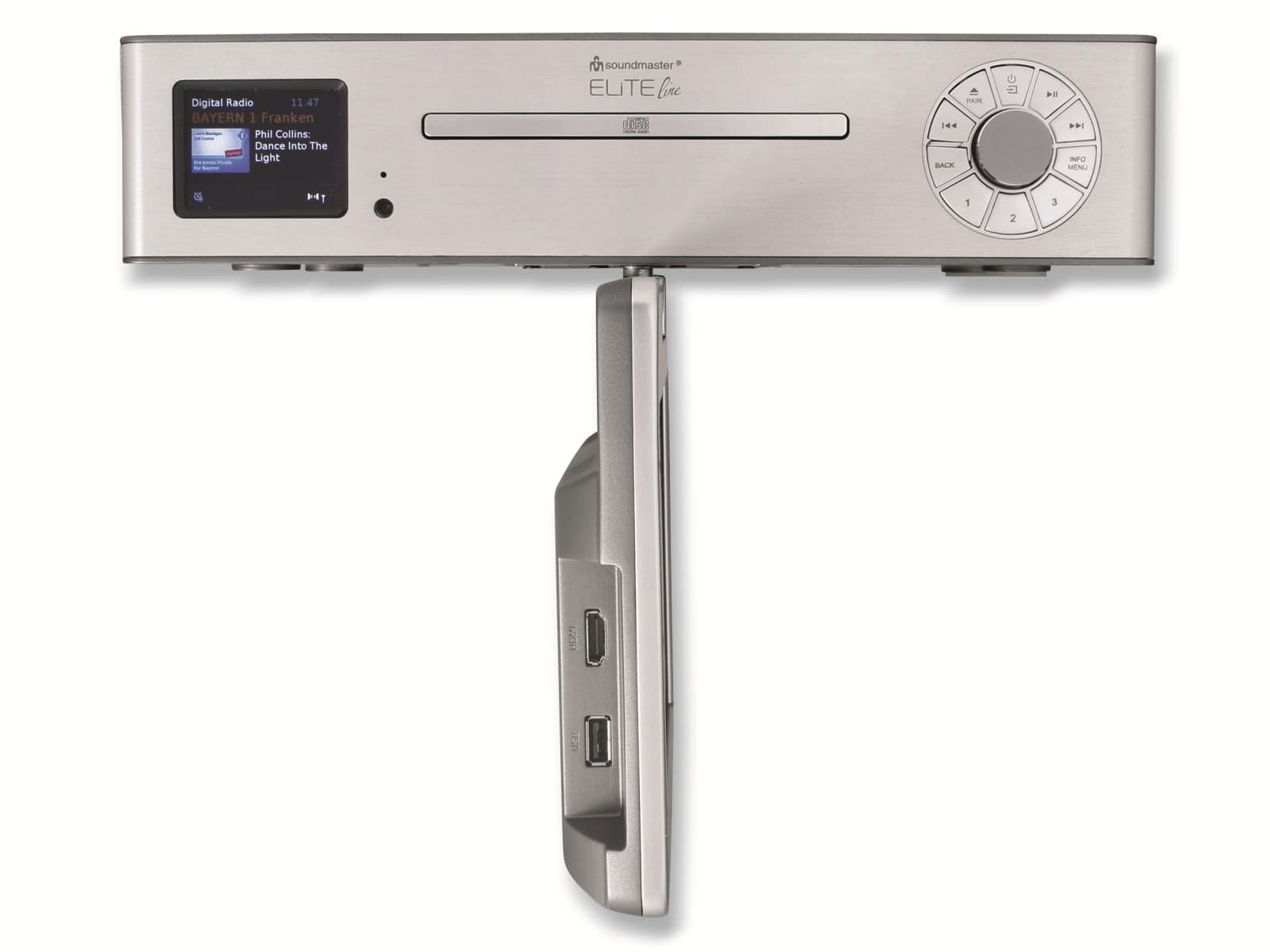 SOUNDMASTER ELITE LINE Küchen Multimedia-Center KTD1020SI, zum Unterbau