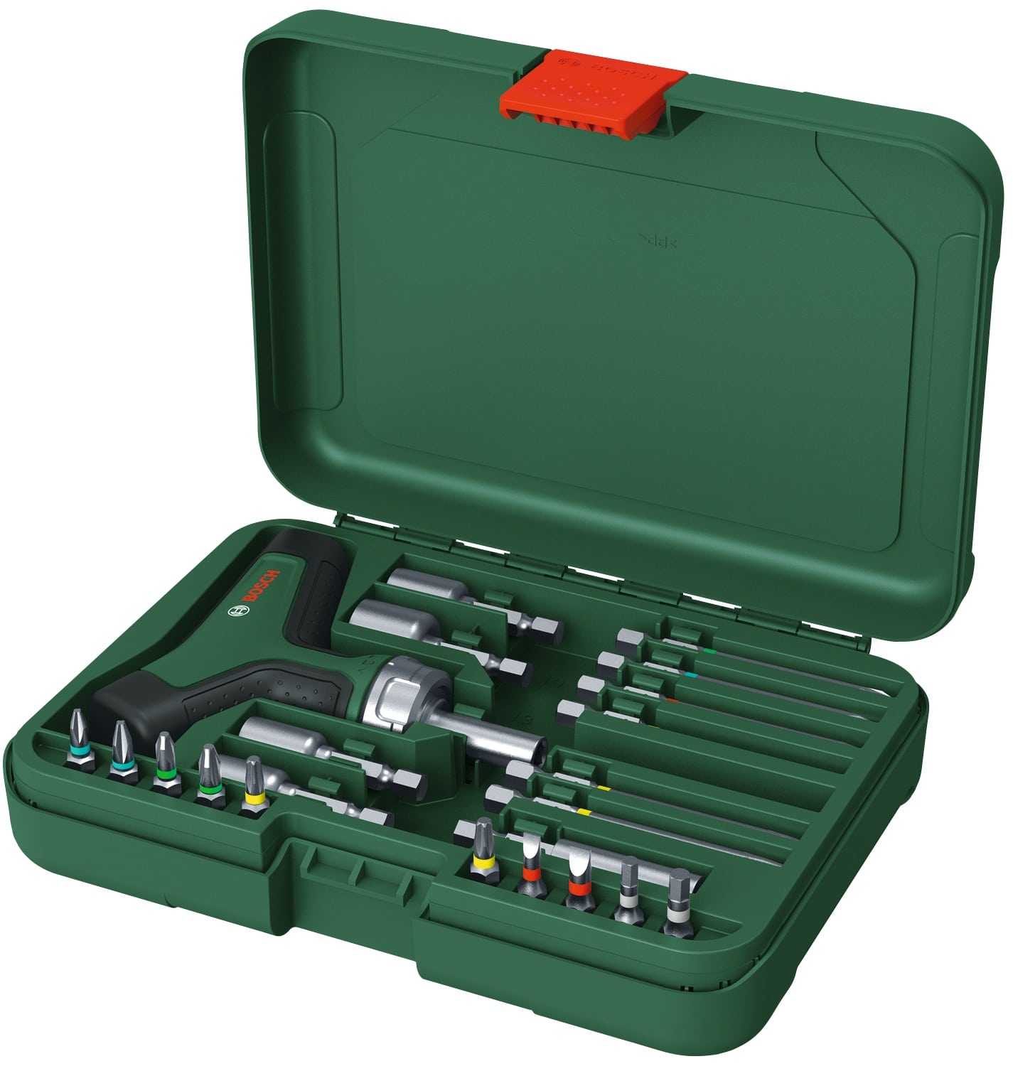 BOSCH Bit-Ratschenschraubendreher-Set, 1600A02Z9T, 22-teilig