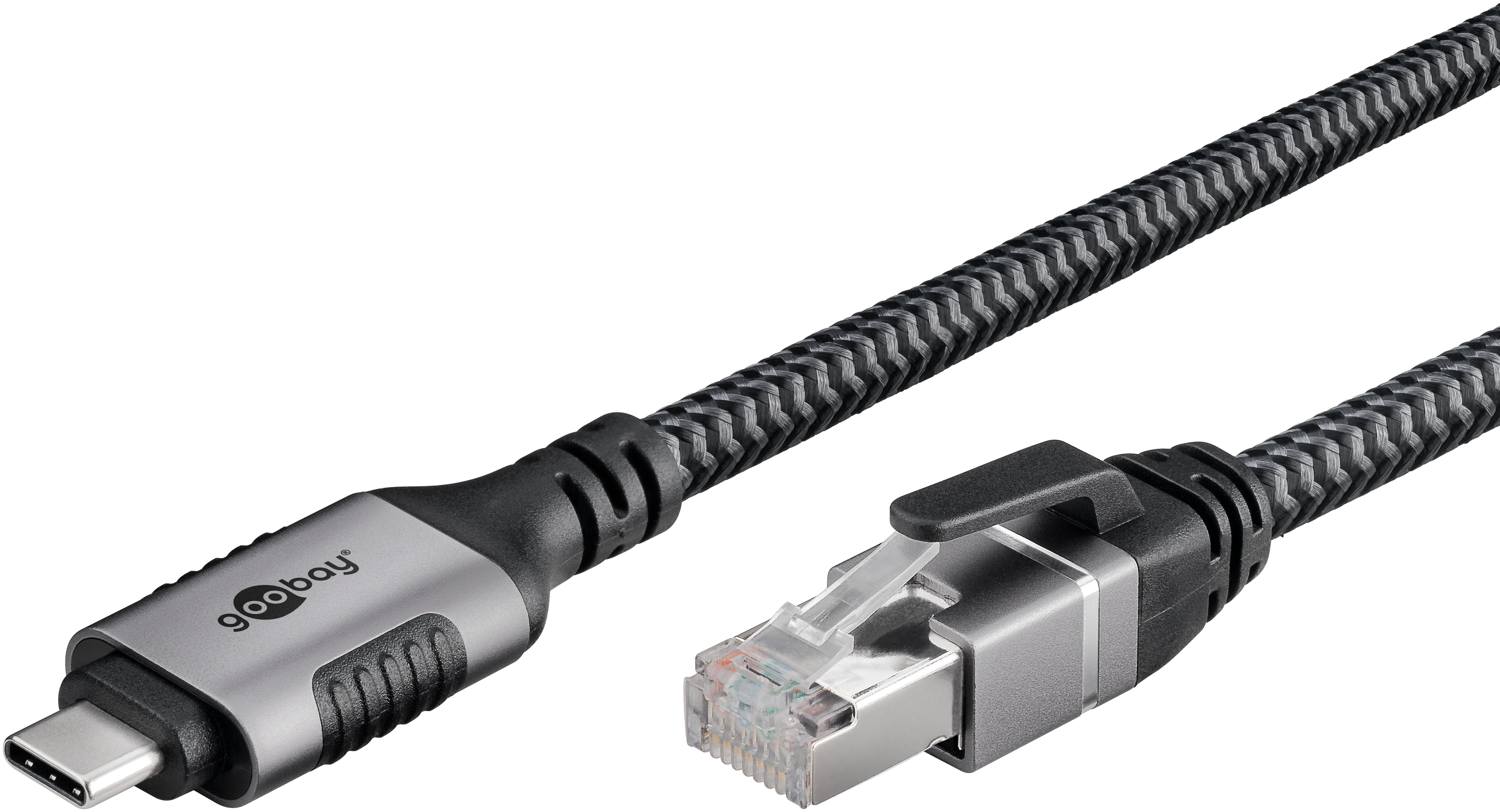 GOOBAY Ethernet-Kabel CAT6 USB-AC 3.1 auf RJ45 5m