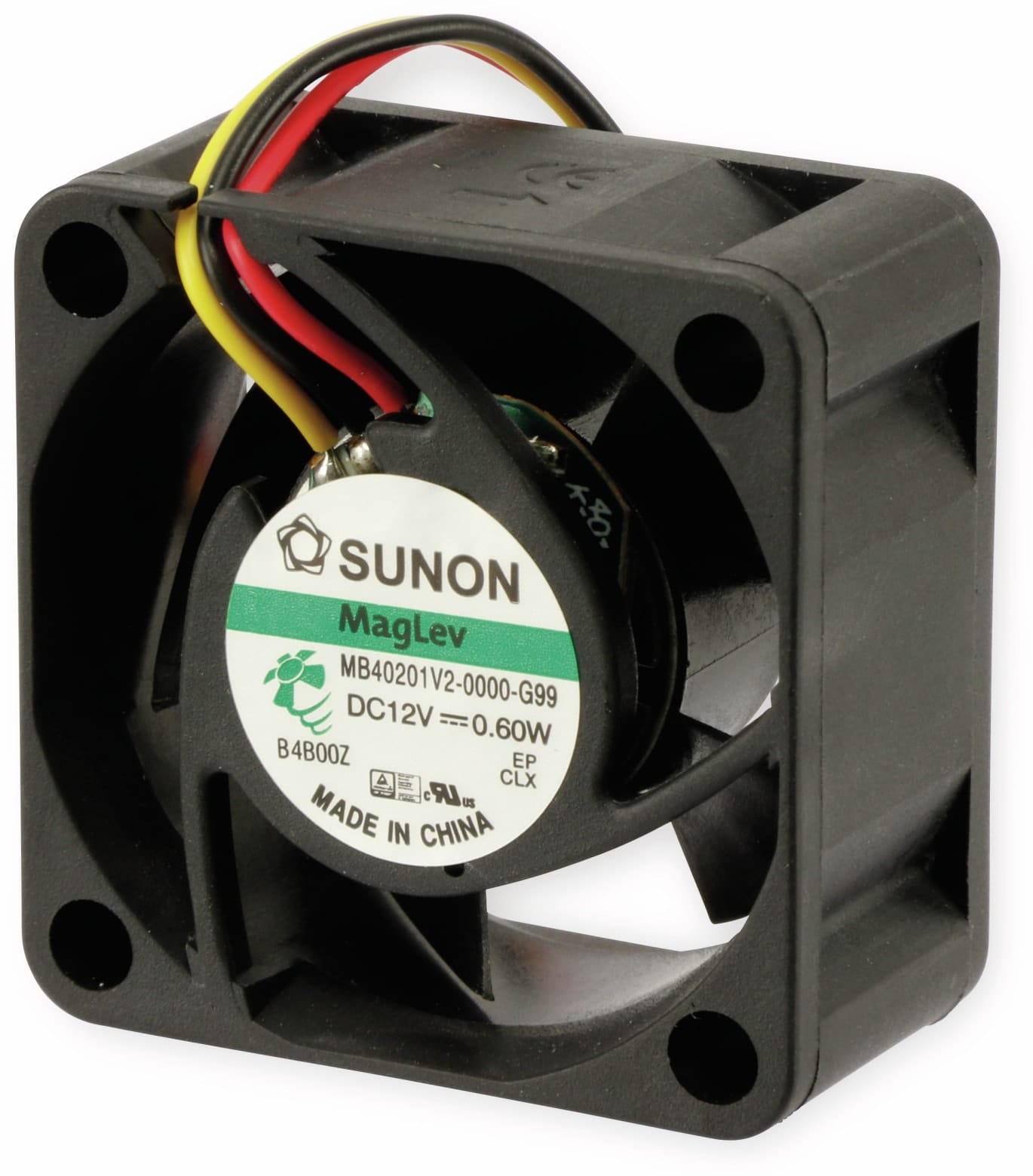 Sunon Axiallüfter, MB40201V2-0000-G99, 40x40x20, 12V-,0,6W