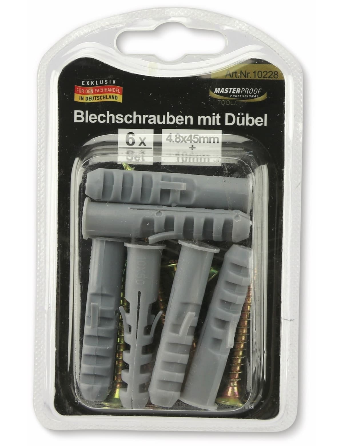 Schrauben-Dübel Set 12 teilig